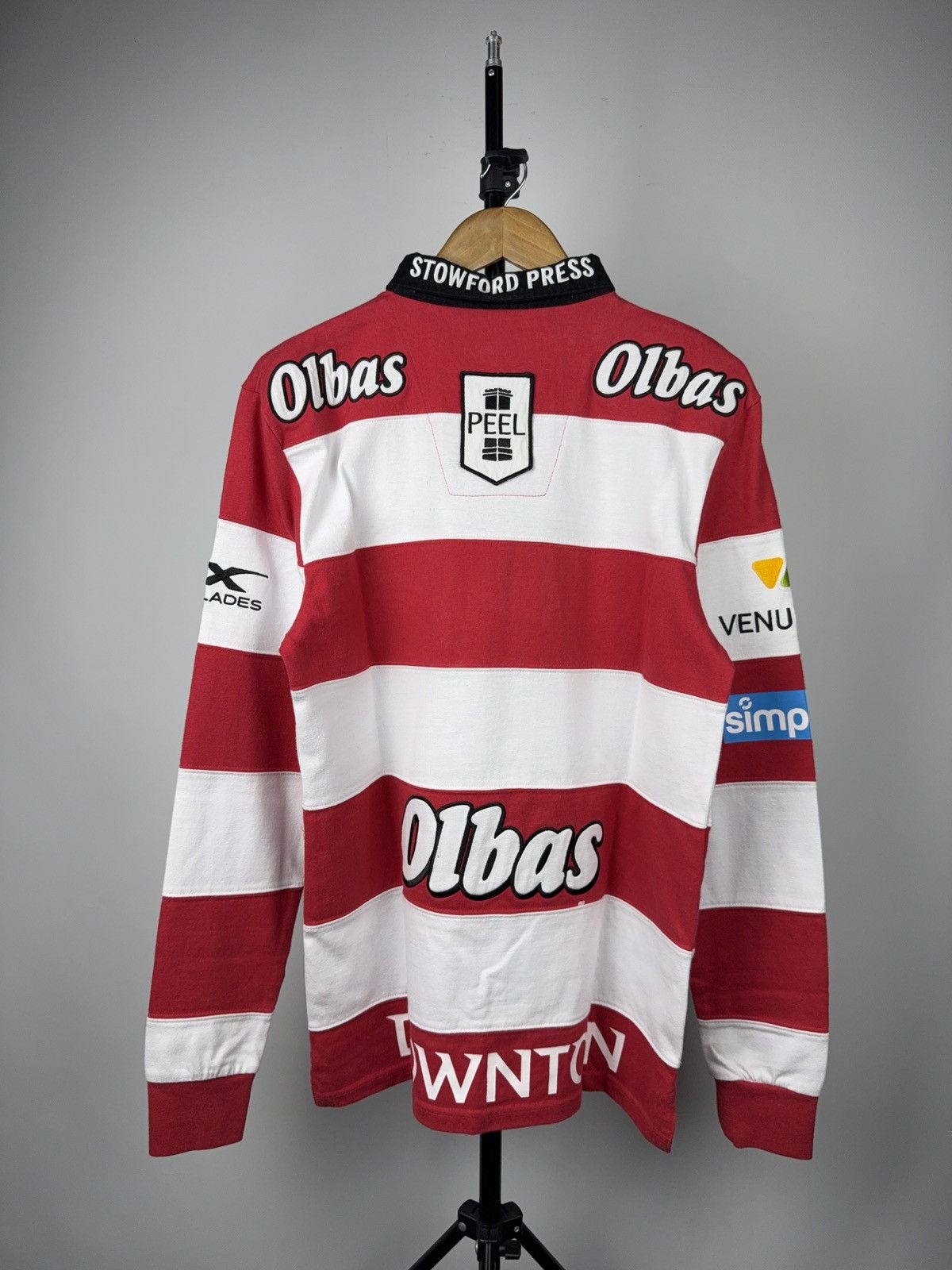 Japanese Brand Gloucester Rugby Mitsubishi Motors Jersey XBlades M Size US L / EU 52-54 / 3 - 13 Thumbnail