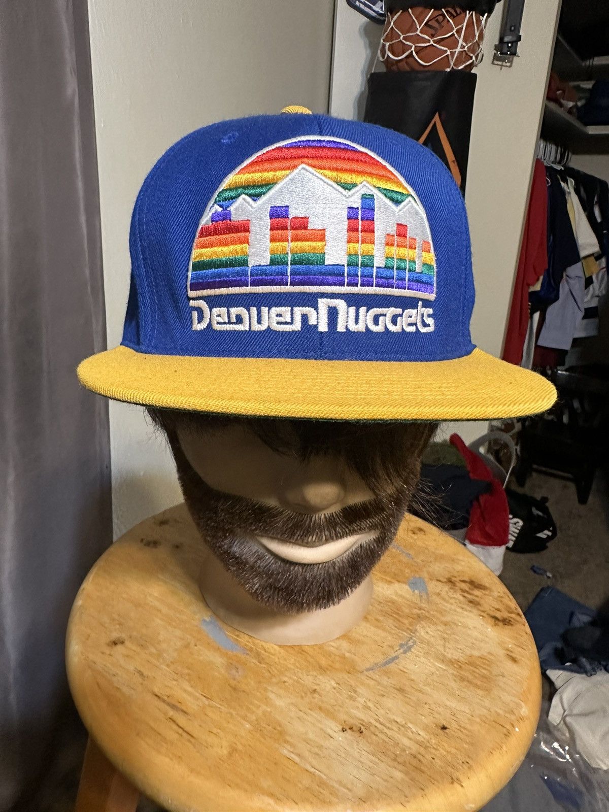 Mitchell Ness NBA Vintage Vintage NBA Mitchell Ness Denver Nuggets hat 90s Grailed
