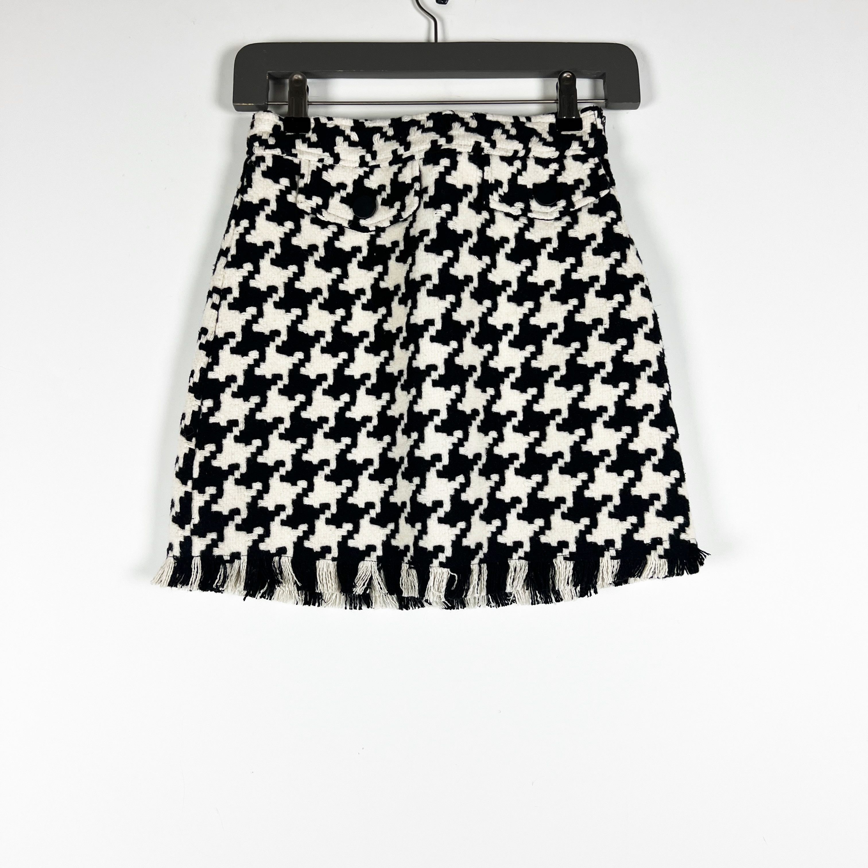 Other Grey Lab Black White Woven Knit Size 25" / US 0 / IT 36 - 1 Thumbnail