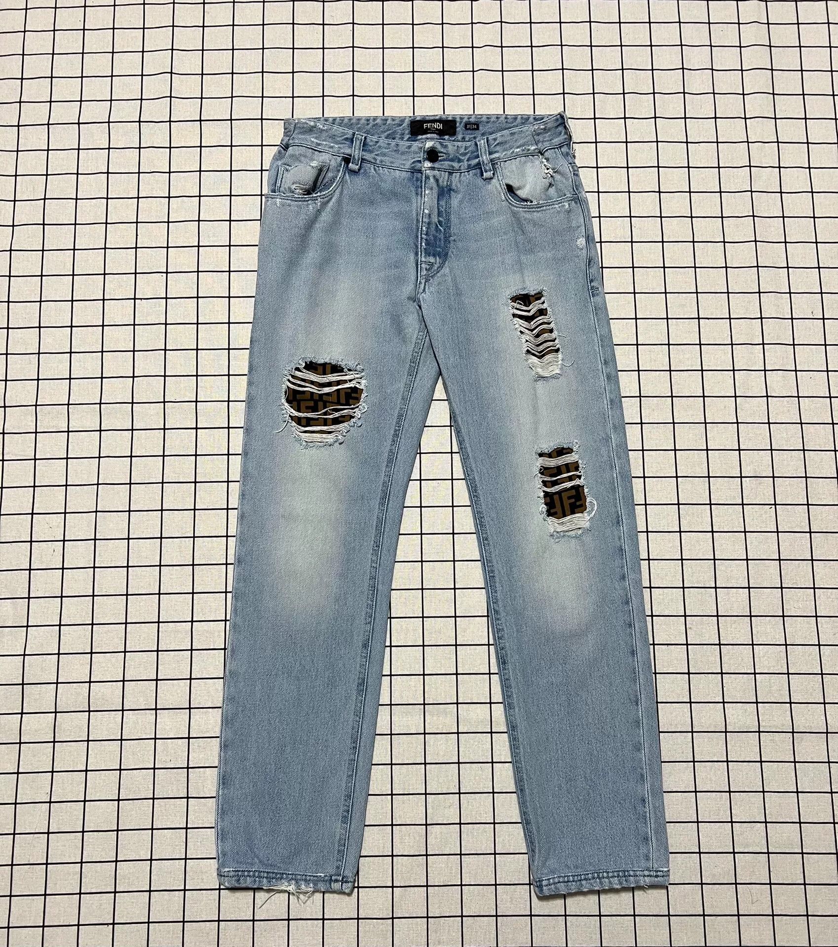 Fendi Fendi Denim Blue Denim Jeans 32 Men Size US 32 / EU 48 - 1 Thumbnail