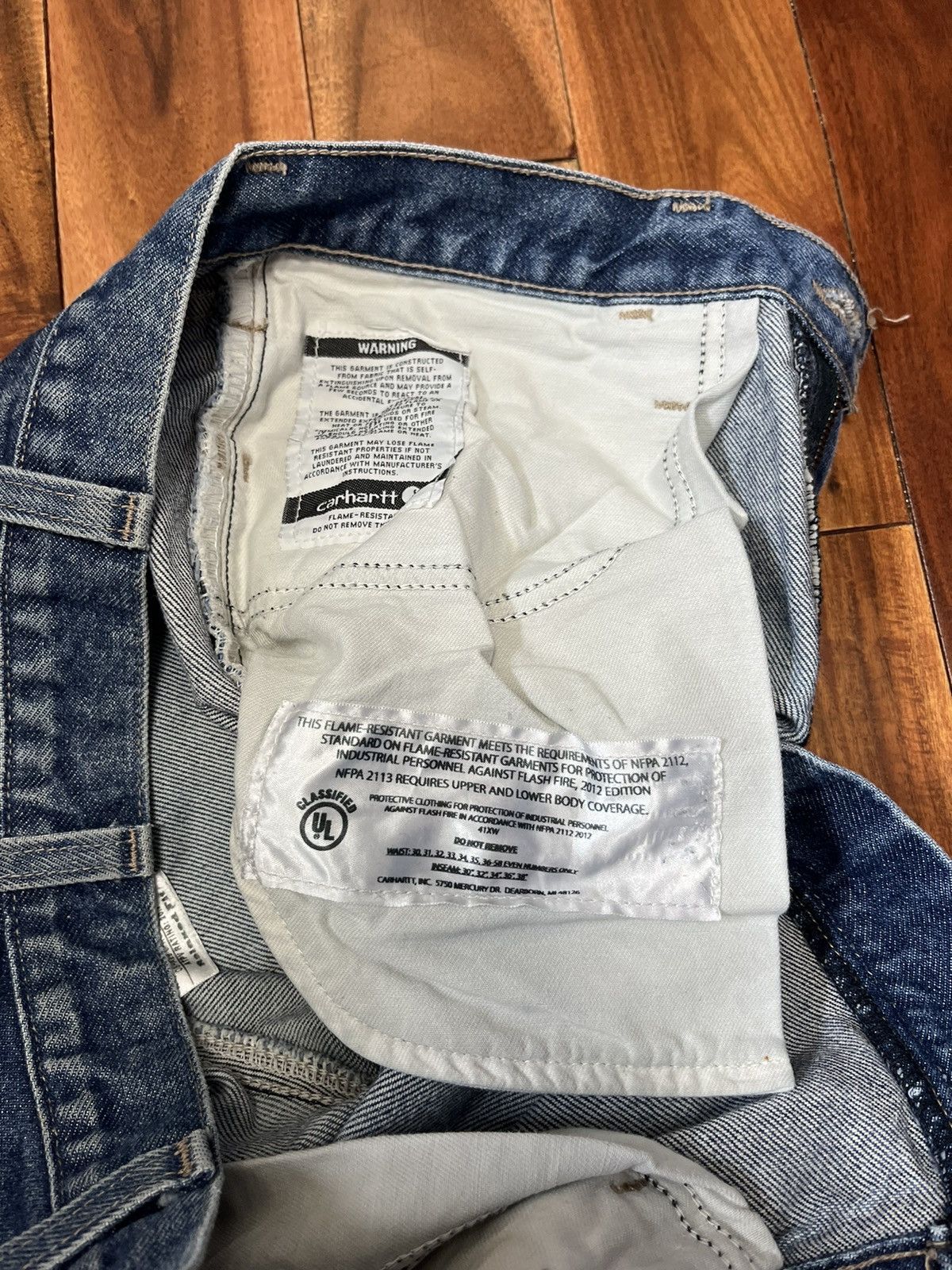 Carhartt Denim Fr Carhartt jeans Size US 34 / EU 50 - 6 Thumbnail