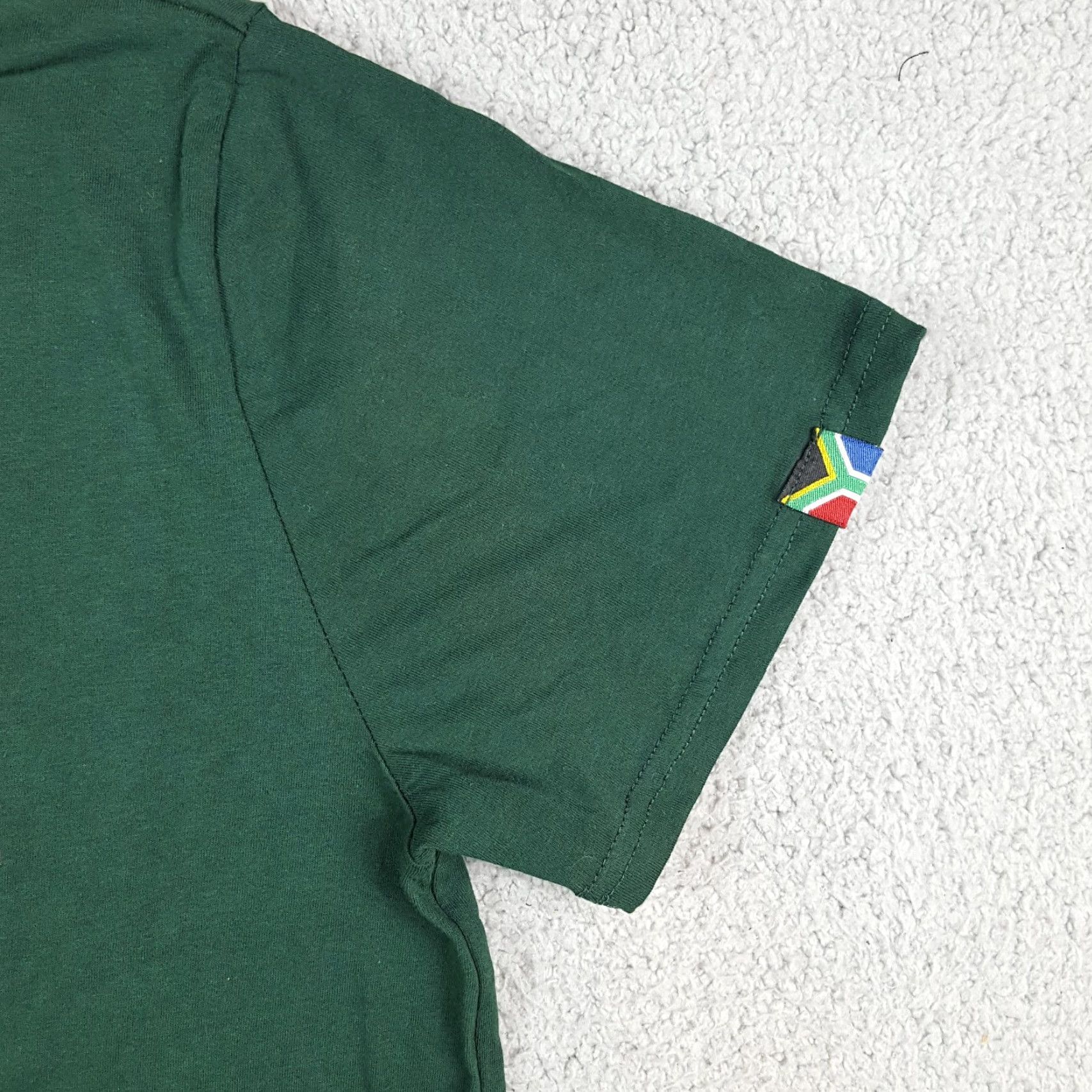 Vintage Springboks Shirt Men Large South Africa World Cup Rugby Champs Green Cotton Embroidered Logo Vintage 90s 00s Y2K Field T Shirt Size US L / EU 52-54 / 3 - 3 Thumbnail