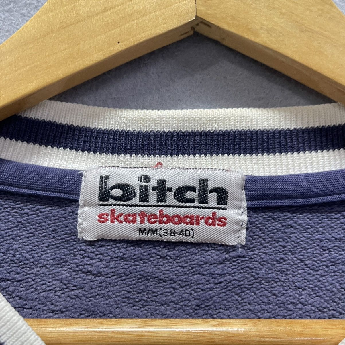 Vintage bitch skateboards Full Zip Varsity Jacket – Navy (M) Size US M / EU 48-50 / 2 - 7 Thumbnail