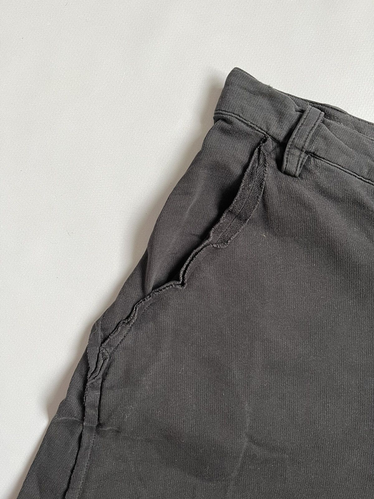 Black Label × Rundholz × Yohji Yamamoto RUNDHOLZ Black Label Unisex Distressed Wide Leg Trousers Size 36" / US 14 / IT 50 - 3 Thumbnail