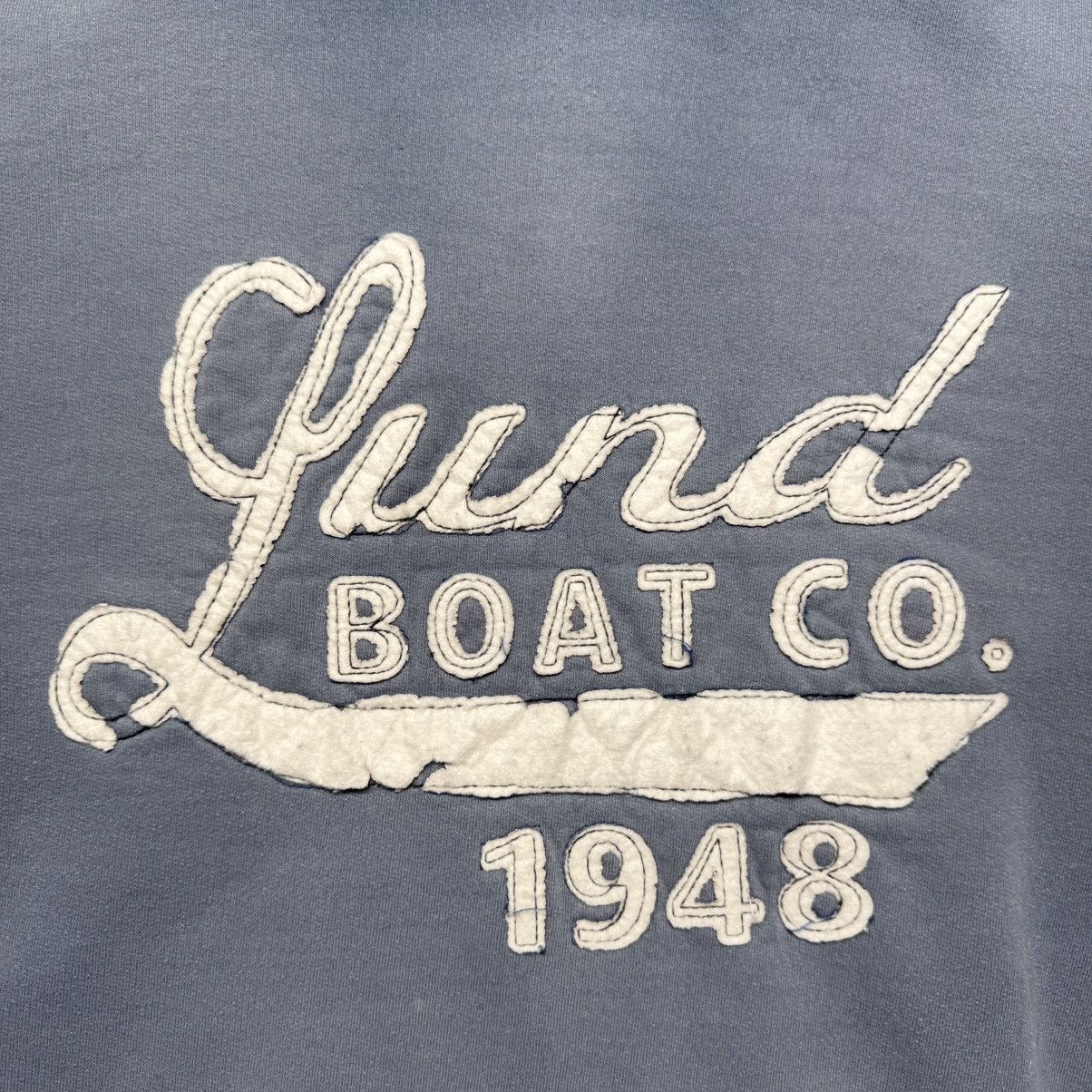 Other Lund Boat Co. 1948 Distressed Faded Hoodie Blue Size Large Size US L / EU 52-54 / 3 - 2 Thumbnail