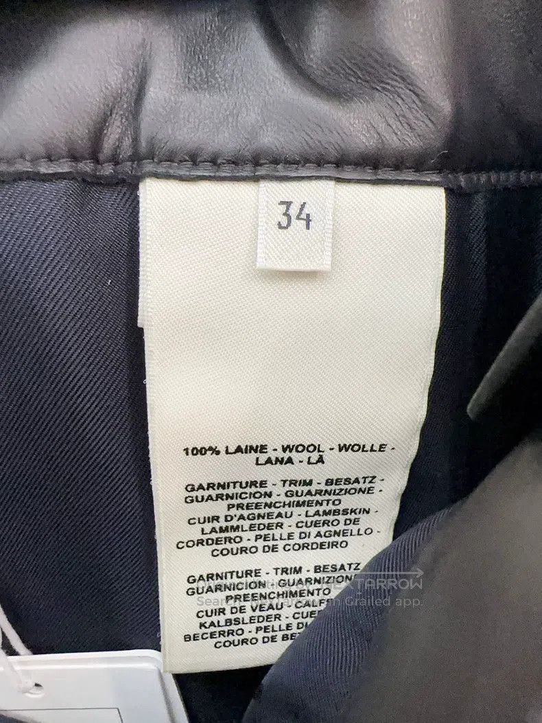Hermes Hermes Black straight-leg pants Size 42" / US 20 - 4 Thumbnail