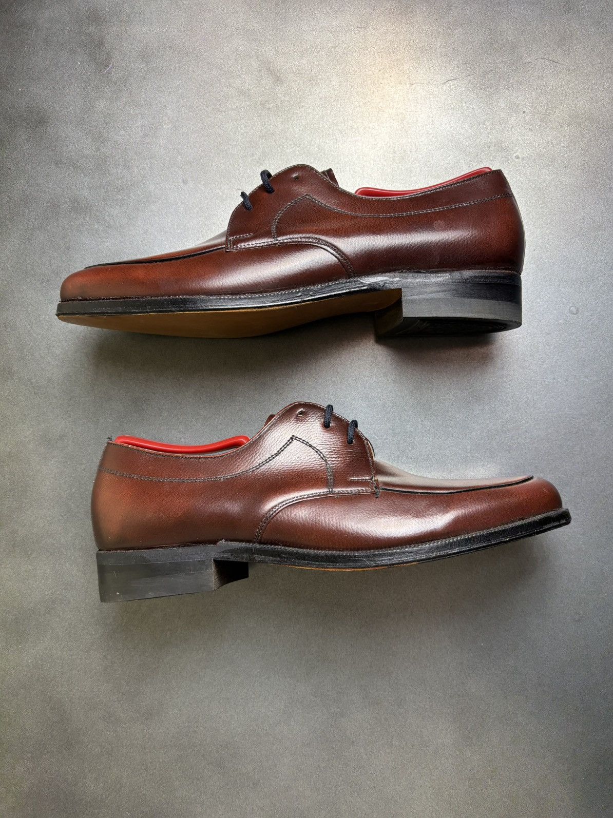 Eaton × Leather × Vintage 1960s Vintage Loafers 1970s Leather Moc Toe Size US 9 / EU 42 - 21 Thumbnail