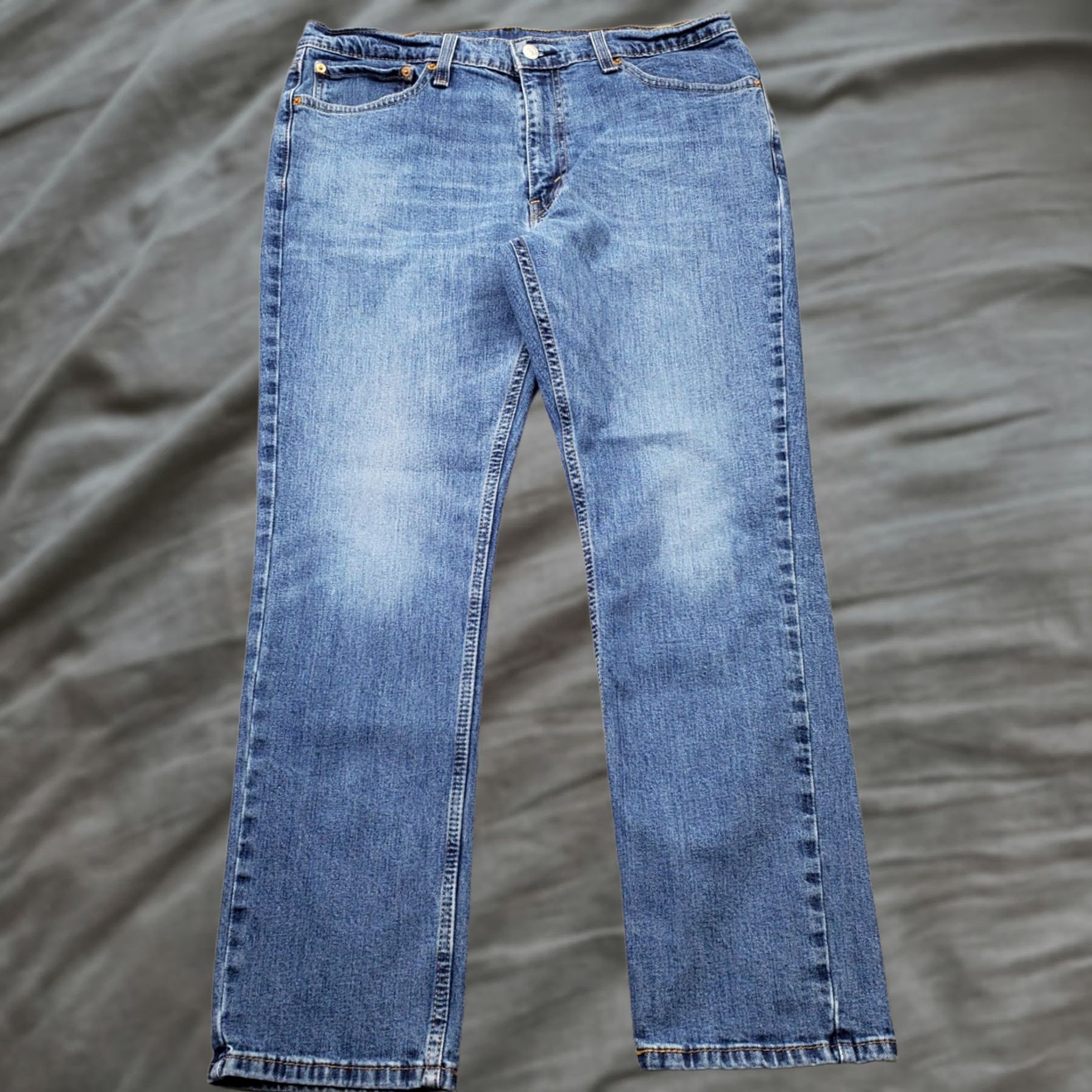 Levi's Levi's 511 Jeans Men 36x29 Blue Denim Double Stitch Red Tab Straight Leg Outdoor Size US 36 / EU 52 - 1 Thumbnail