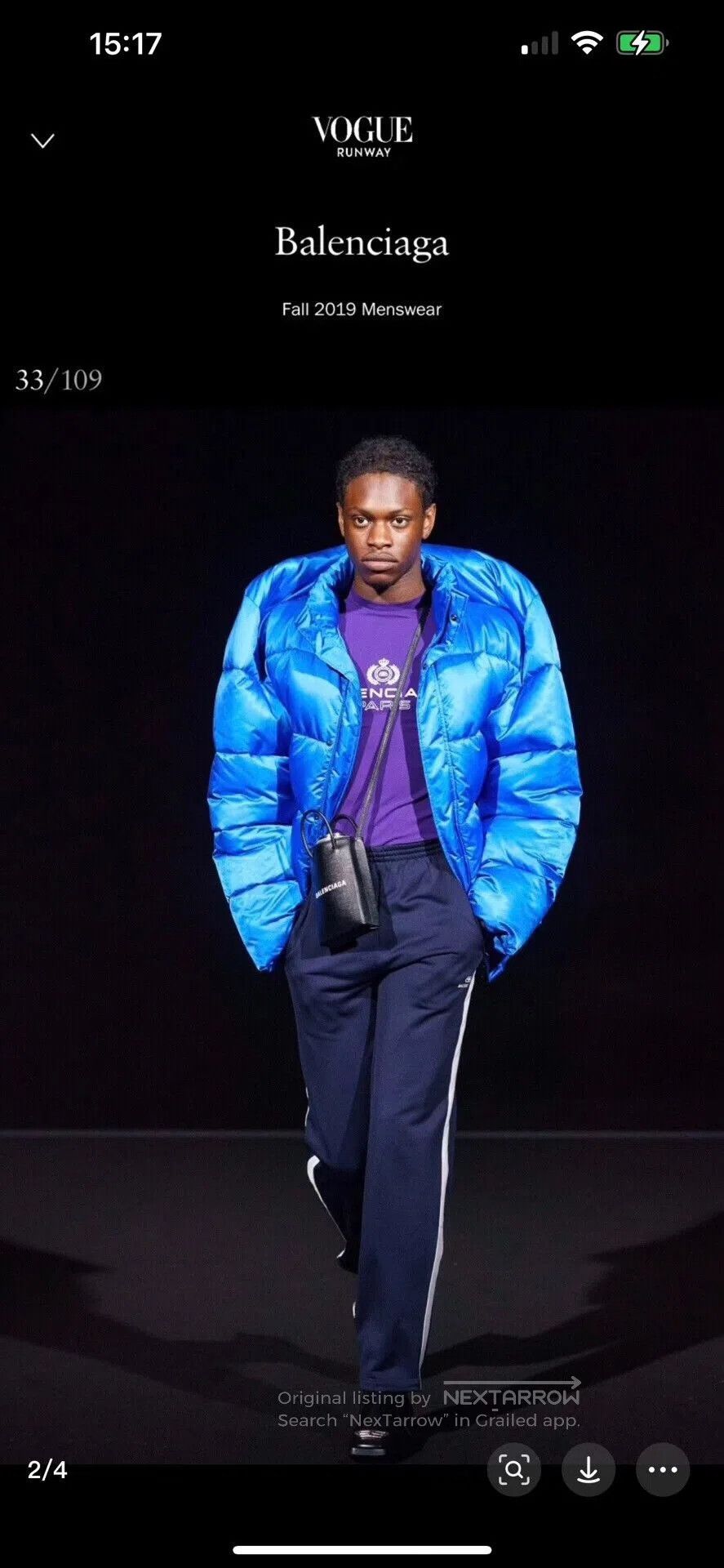 Balenciaga Balenciaga Pinched Shoulder Puffer Jacket. Size US S / EU 44-46 / 1 - 5 Thumbnail