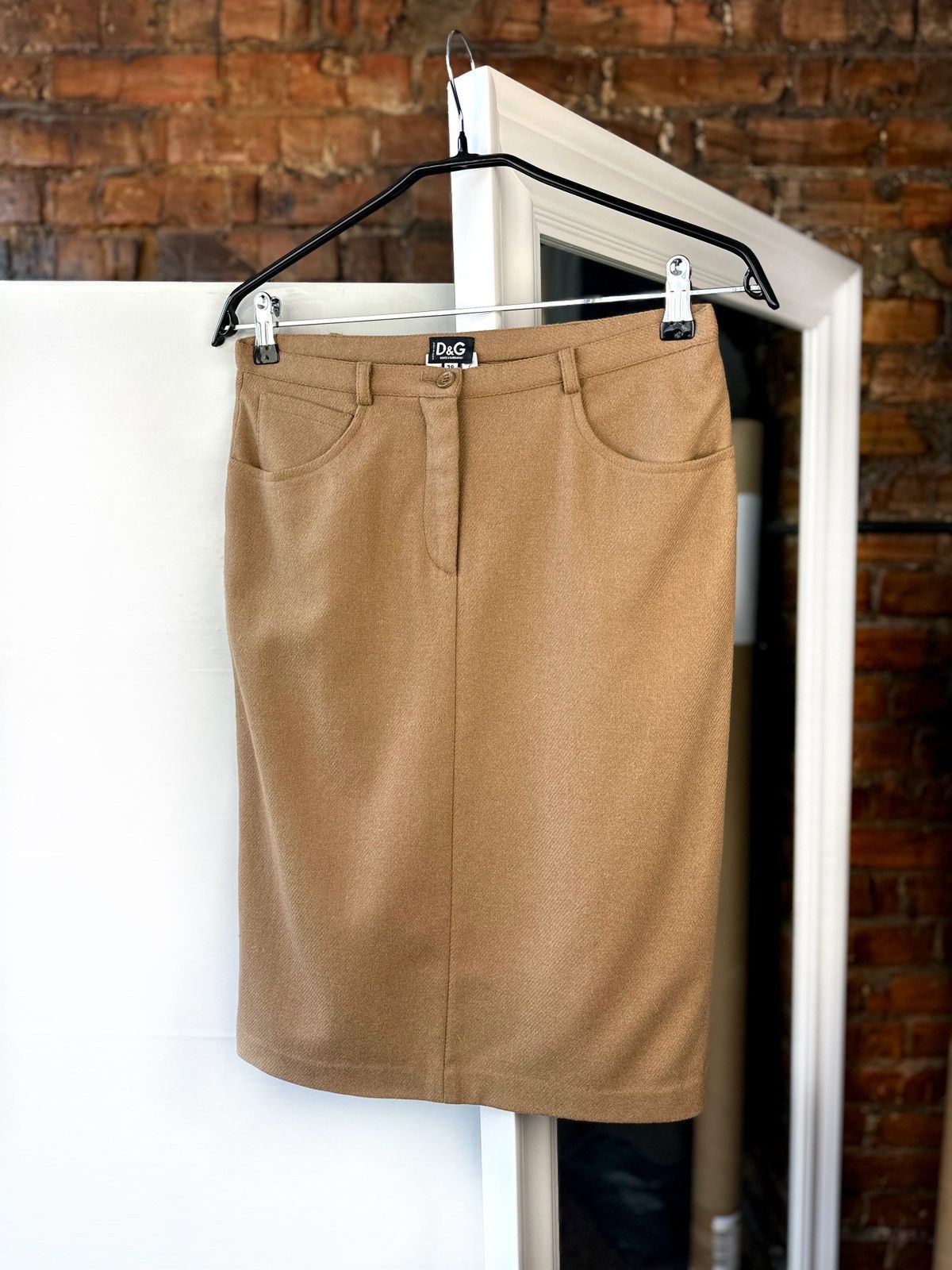 Dolce & Gabbana × Vintage 🔥Vintage Women’s Wool Skirt Dolce&Gabbana Brown Size: 42 Size 28" / US 6 / IT 42 - 1 Thumbnail