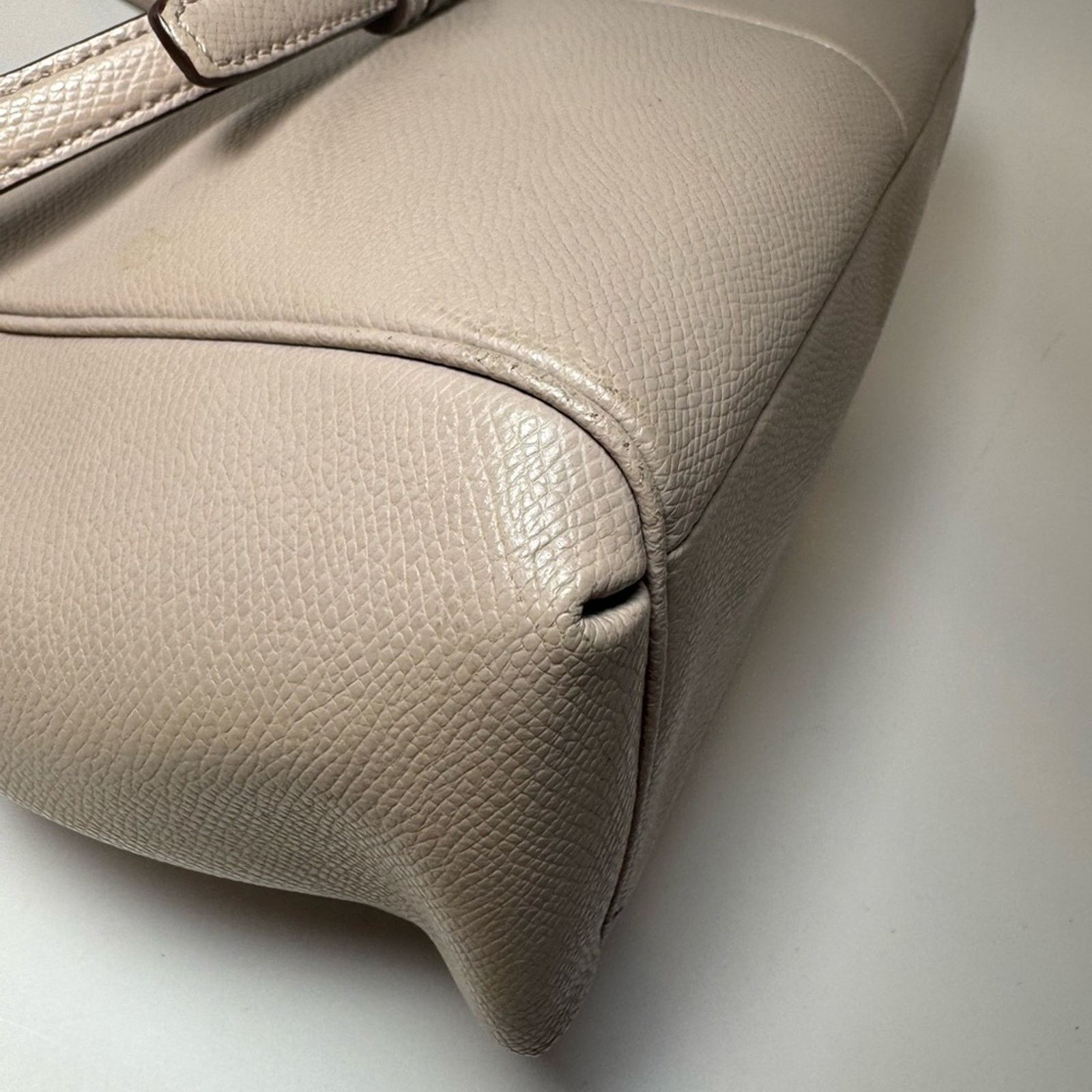 Coach Coach Minetta Crossgrain Leather Satchel/Crossbody Taupe Size ONE SIZE - 15 Thumbnail
