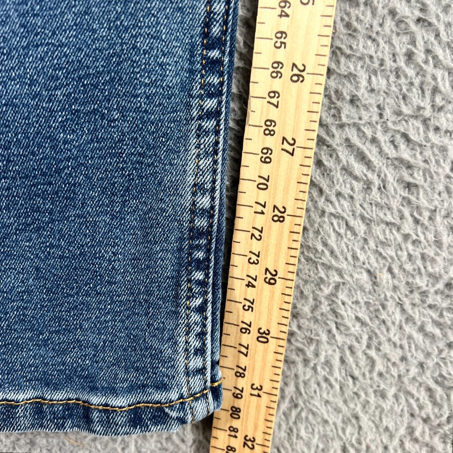 Levi's VINTAGE Levi's 511 Slim Fit Jeans Men 32x32 Blue Denim Stretch Medium Wash Casual Size US 32 / EU 48 - 2 Thumbnail