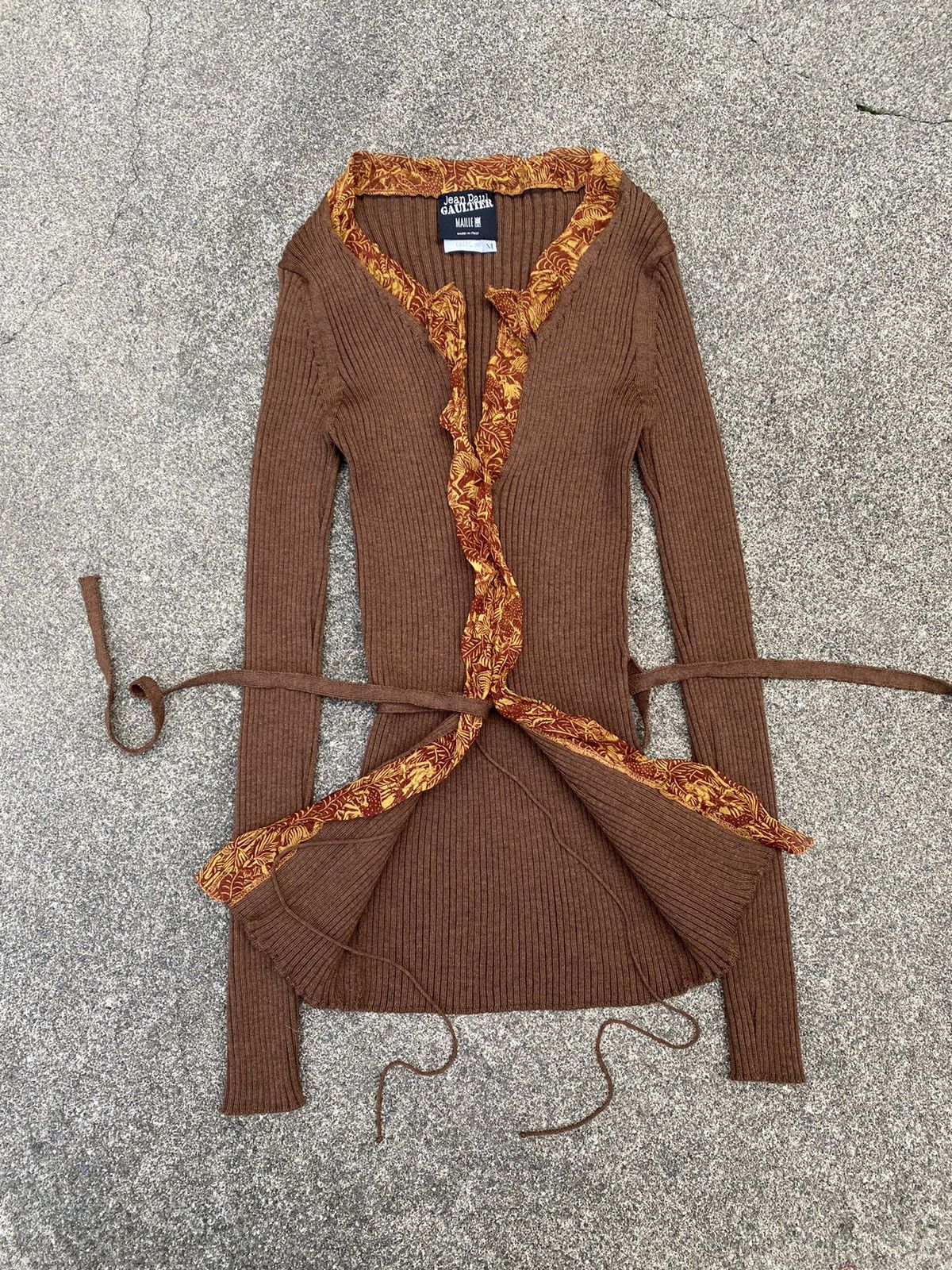 トップス Jean paul gaultier archive cardigan Jean Paul Gaultier AW1984 Floral Cardigan — Middleman Store