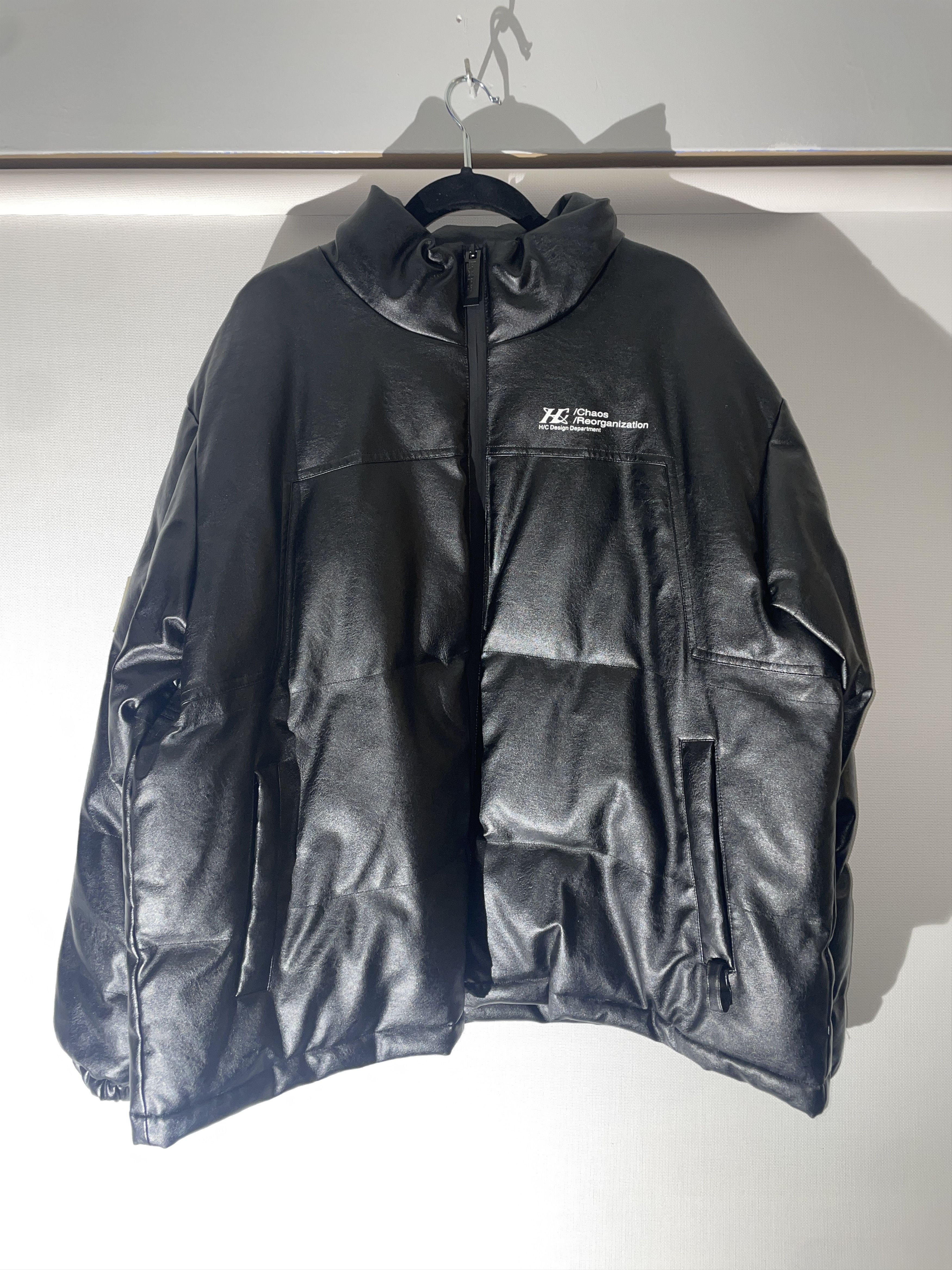 Harsh and Cruel Leather Down Jacket Size US L / EU 52-54 / 3 - 1 Thumbnail