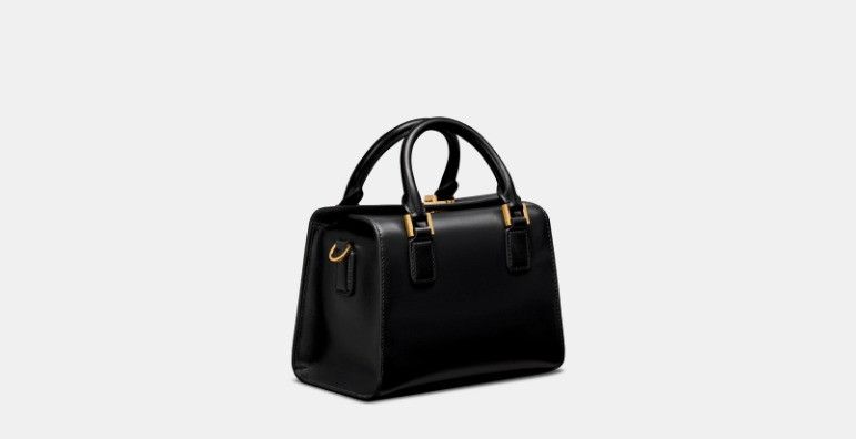 Dior o1w1db11224 Size: OS / Small Boston Bag in Black Size ONE SIZE - 1 Thumbnail