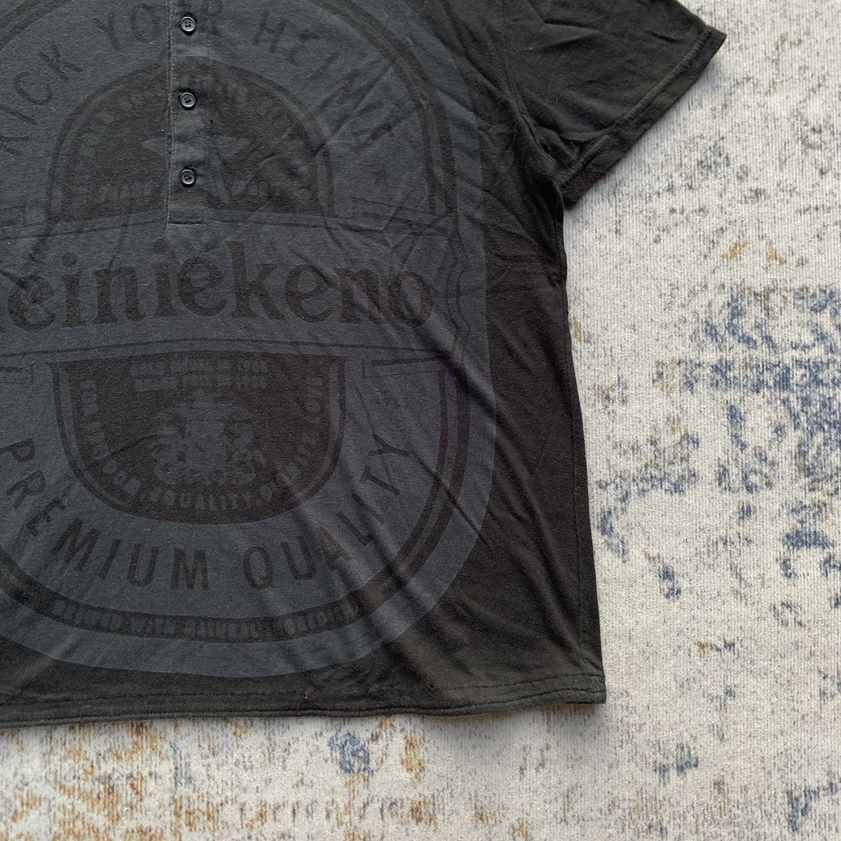 PPFM 2000s PPFM Big Printed Heineken Polo Shirt Size US L / EU 52-54 / 3 - 3 Thumbnail