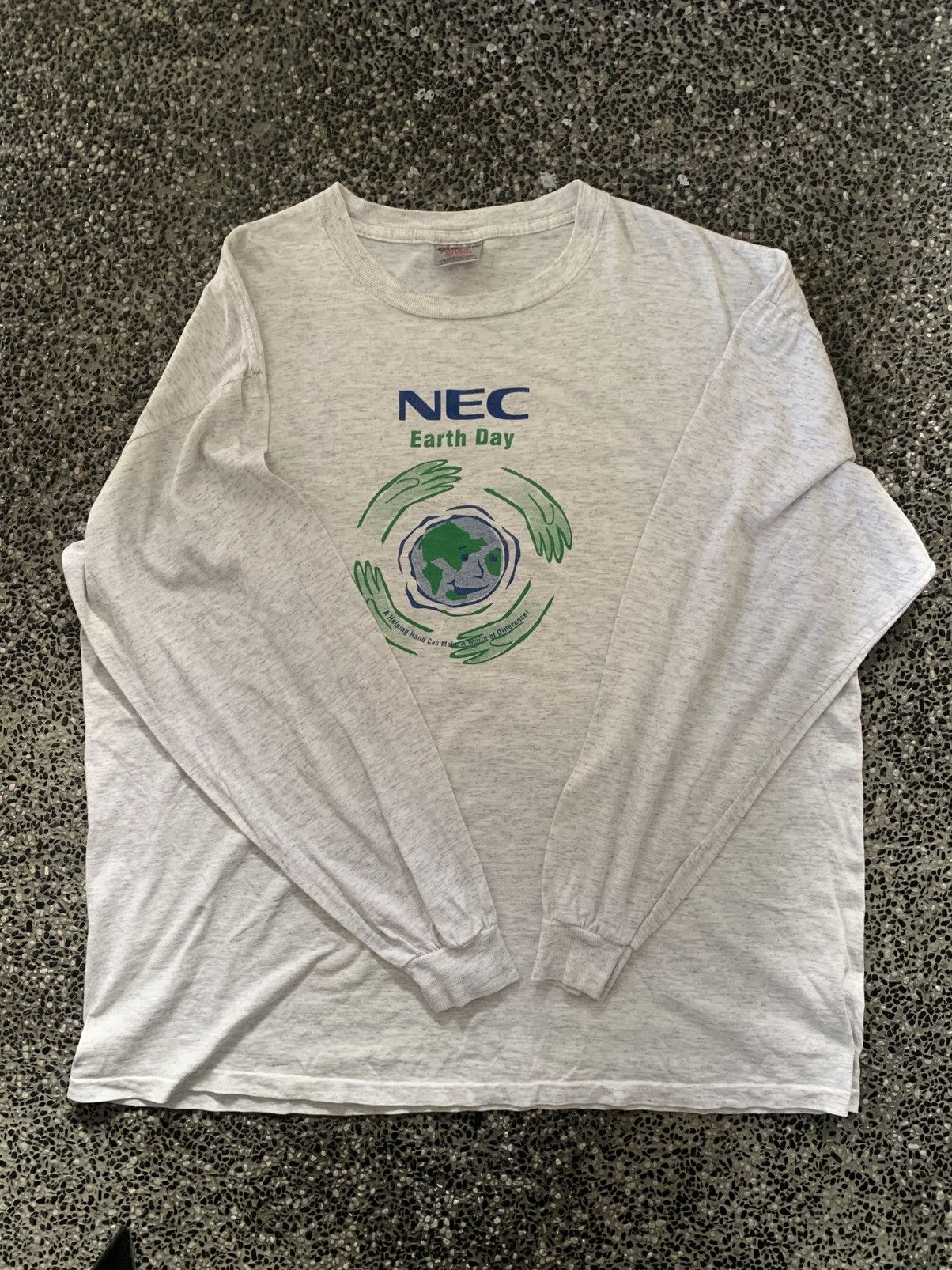 Vintage Vintage 90s Earth Day NEC Promo T shirt Size US XL / EU 56 / 4 - 10 Thumbnail