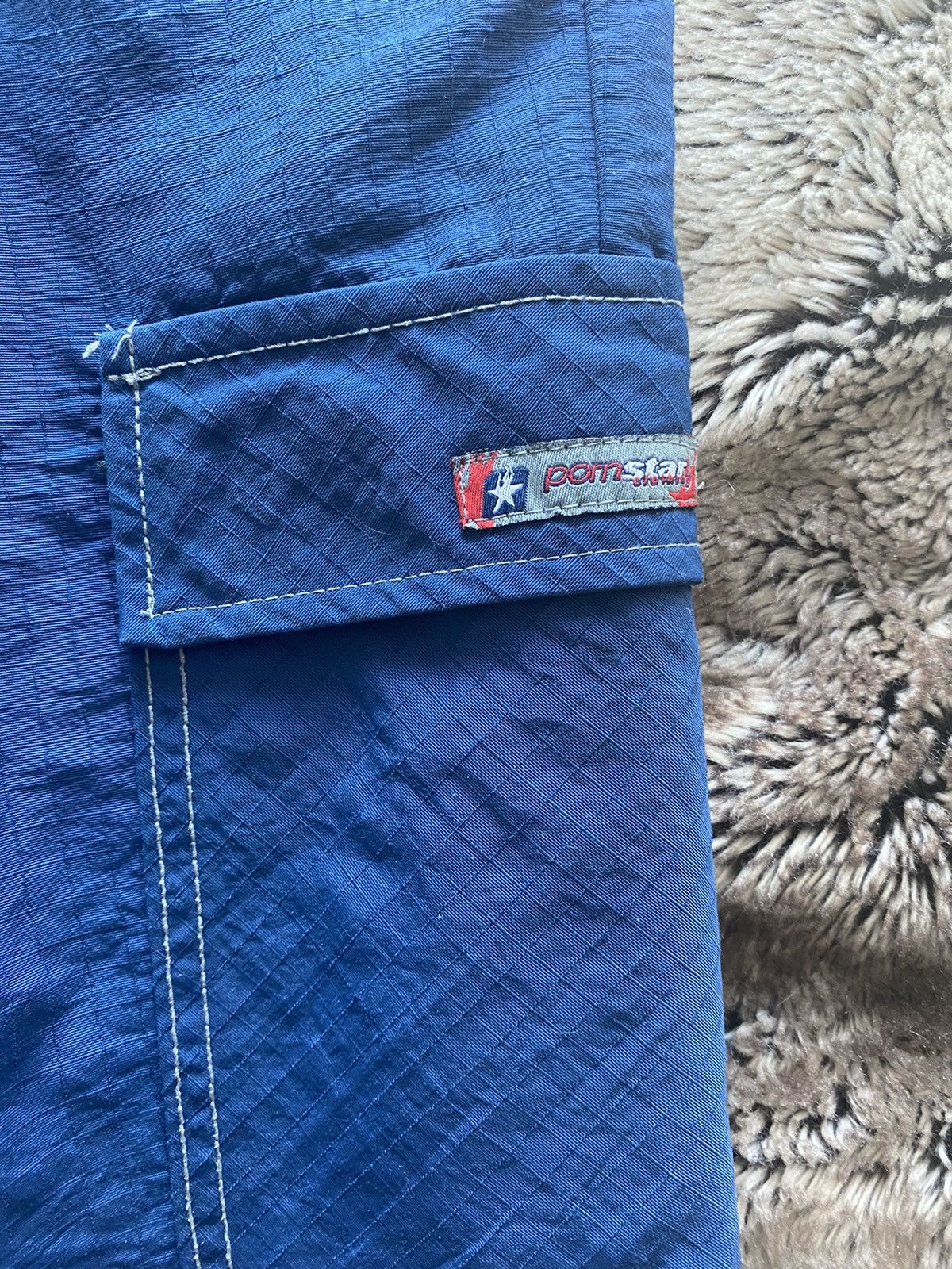 Vintage Porn Star PornStar Cargo Pants sz34 90s - y2k era streetwear Size US 34 / EU 50 - 6 Thumbnail