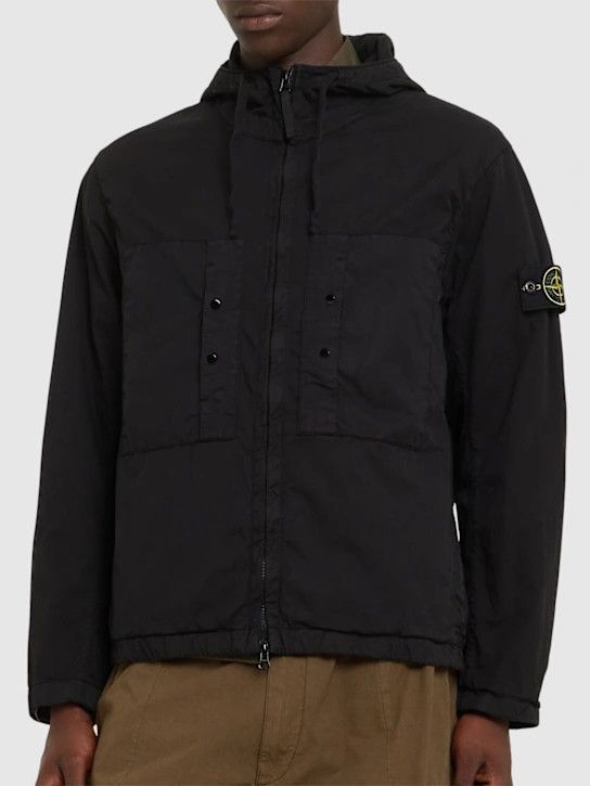 Stone Island o1lsvrm0425 Short Stretch Cotton Parka in Black Size US L / EU 52-54 / 3 - 3 Thumbnail