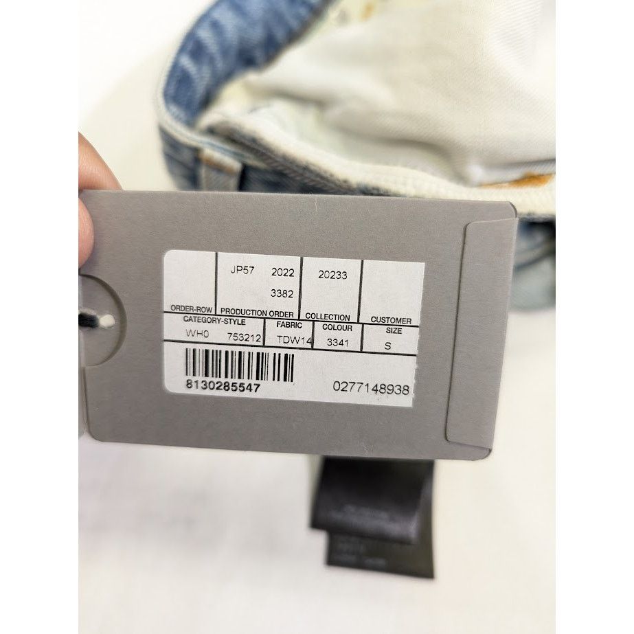 Balenciaga o1rshd1 Slim Shorts Organic Japanese Twill in Eco Blue Size US 30 / EU 46 - 19 Thumbnail
