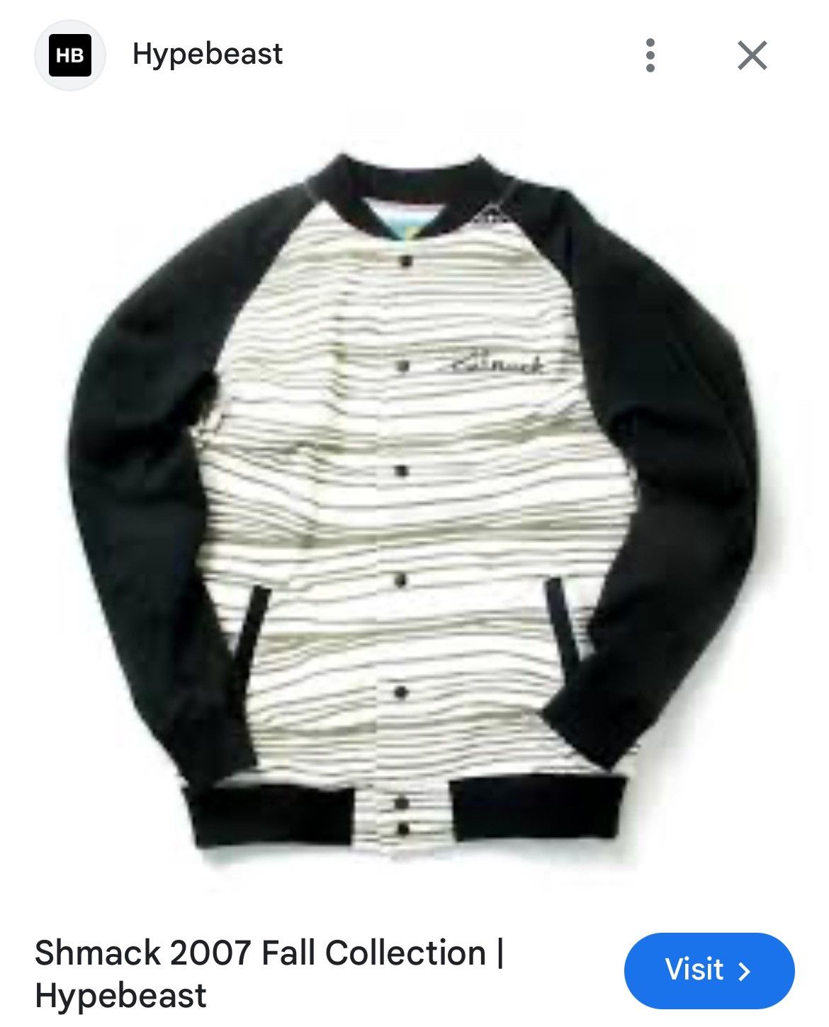 Shmack Vintage 2007 Shmack Fall Collection Button Up Varsity Jacket Size US L / EU 52-54 / 3 - 3 Thumbnail