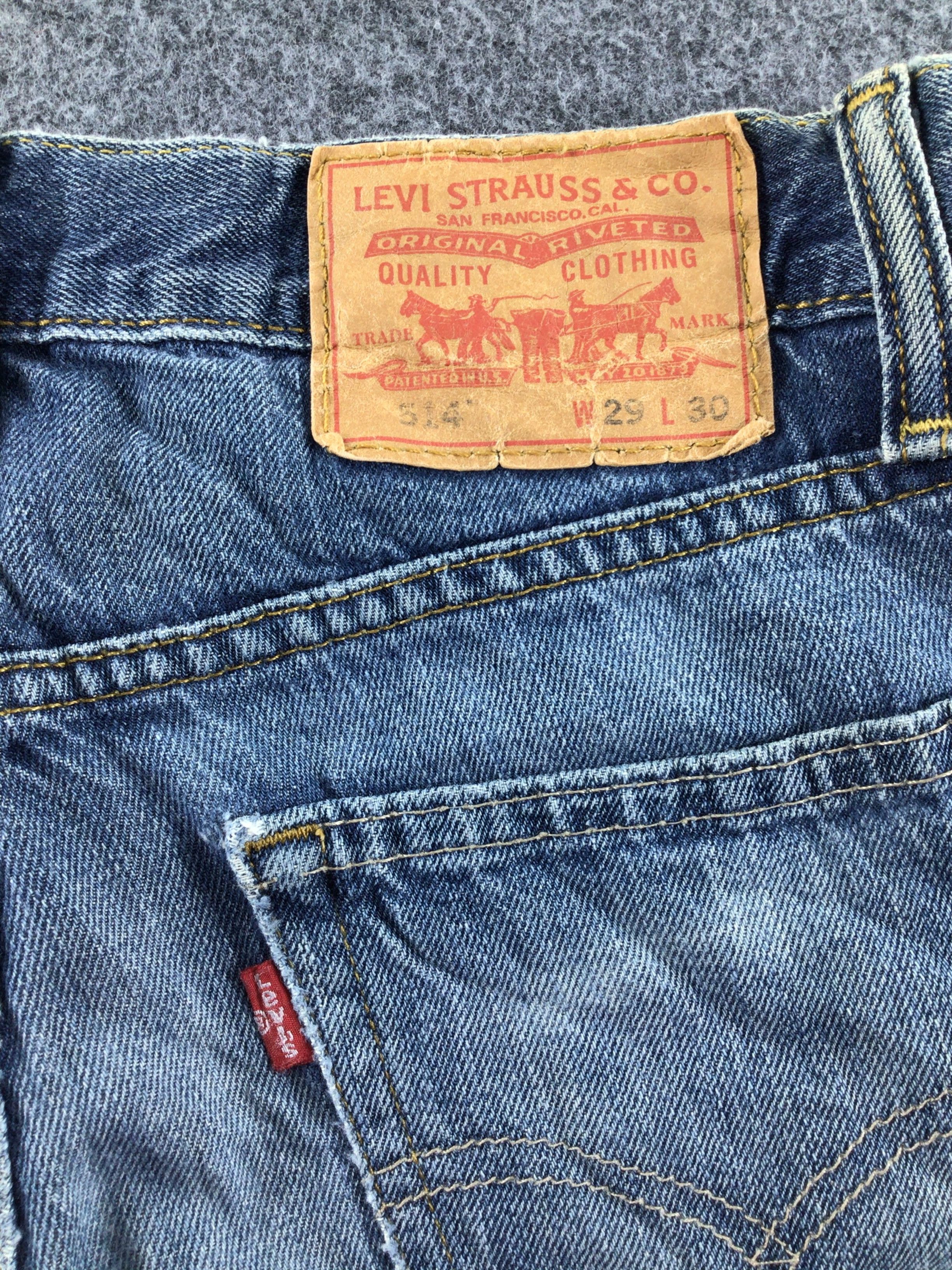 Levi's Distress Vintage Levis 514 Jeans Faded Blue Denim -J532 Size US 30 / EU 46 - 5 Thumbnail