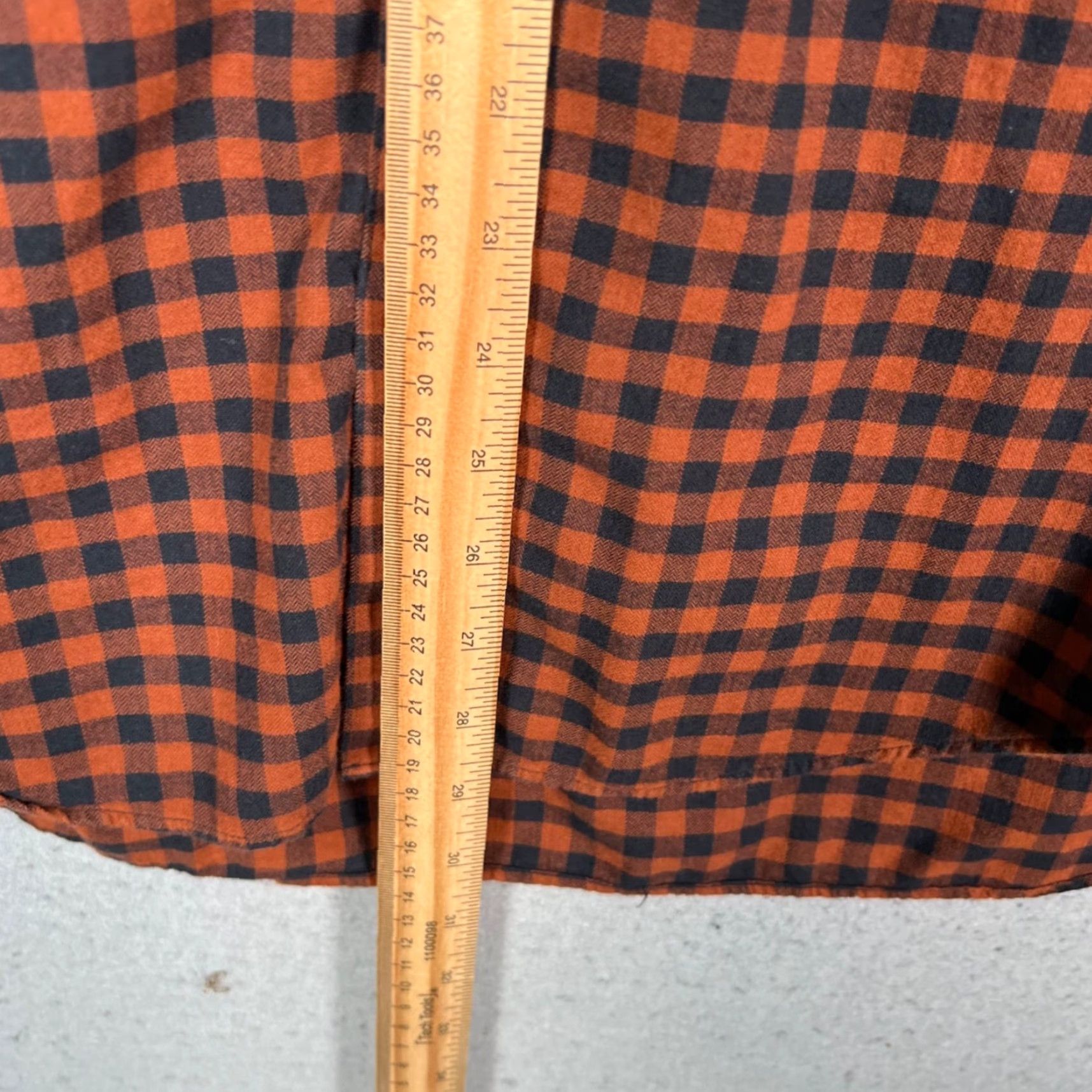 Bonobos Bonobos Mens Button-Up Shirt Gingham Slim Fit Orange Size M Ethnic? (No N/A) Size US M / EU 48-50 / 2 - 6 Thumbnail