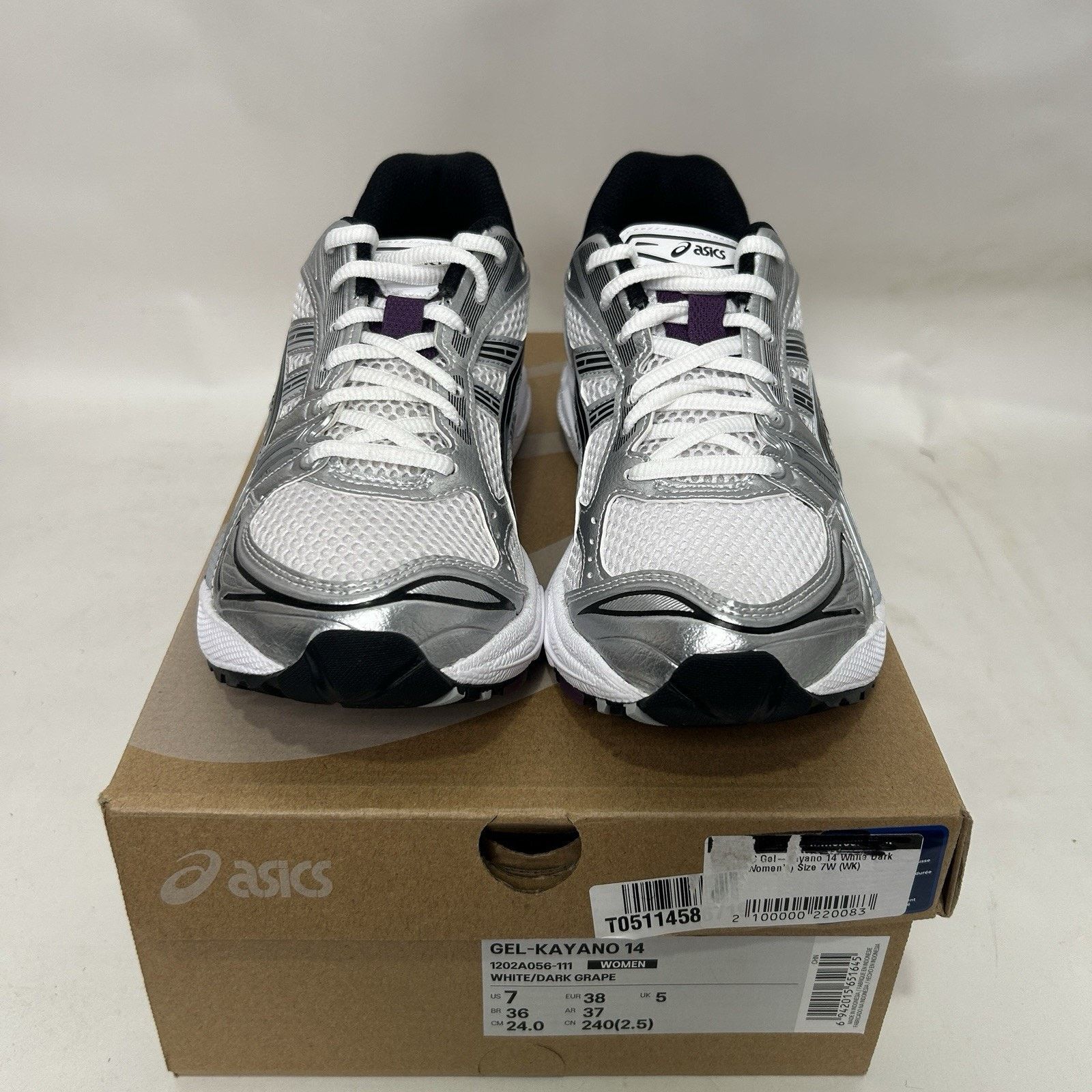 Asics ASICS Gel Kayano 14 WMNS “Silver Grape” Size US 7 / IT 37 - 2 Thumbnail