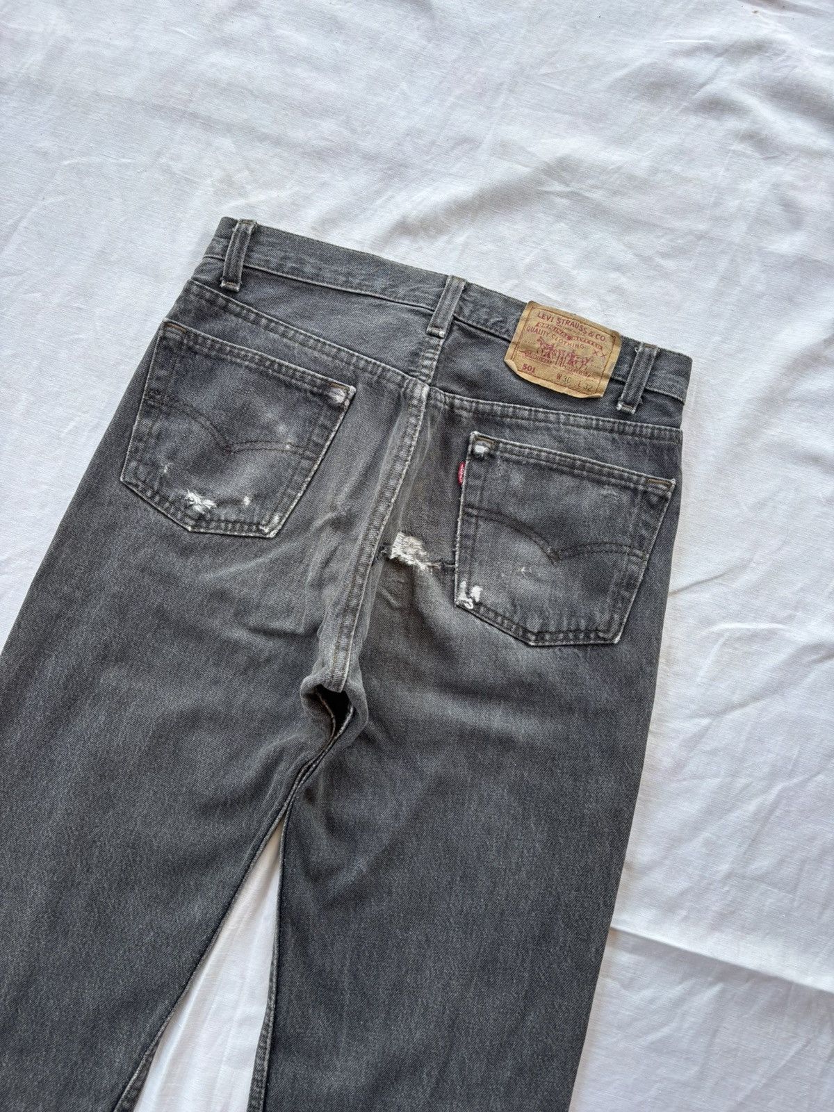Kapital Vintage Levis 501 Rick Owens Style Distress Denim USA MADE Size US 30 / EU 46 - 10 Thumbnail