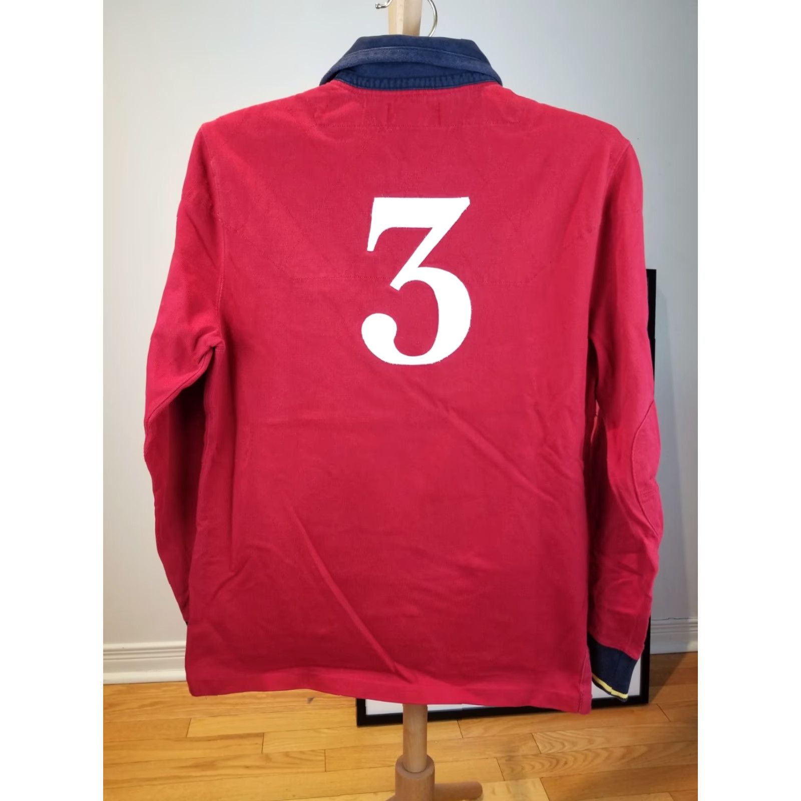 Ralph Lauren VINTAGE Ralph Lauren POLO BLEEKER NEW YORK RED RUGBY SHIRT SZ MEDIUM Shirt Men Red 27 INCH 17 INCH 24 INCH 20 INCH 27 INCH Size US M / EU 48-50 / 2 - 6 Thumbnail