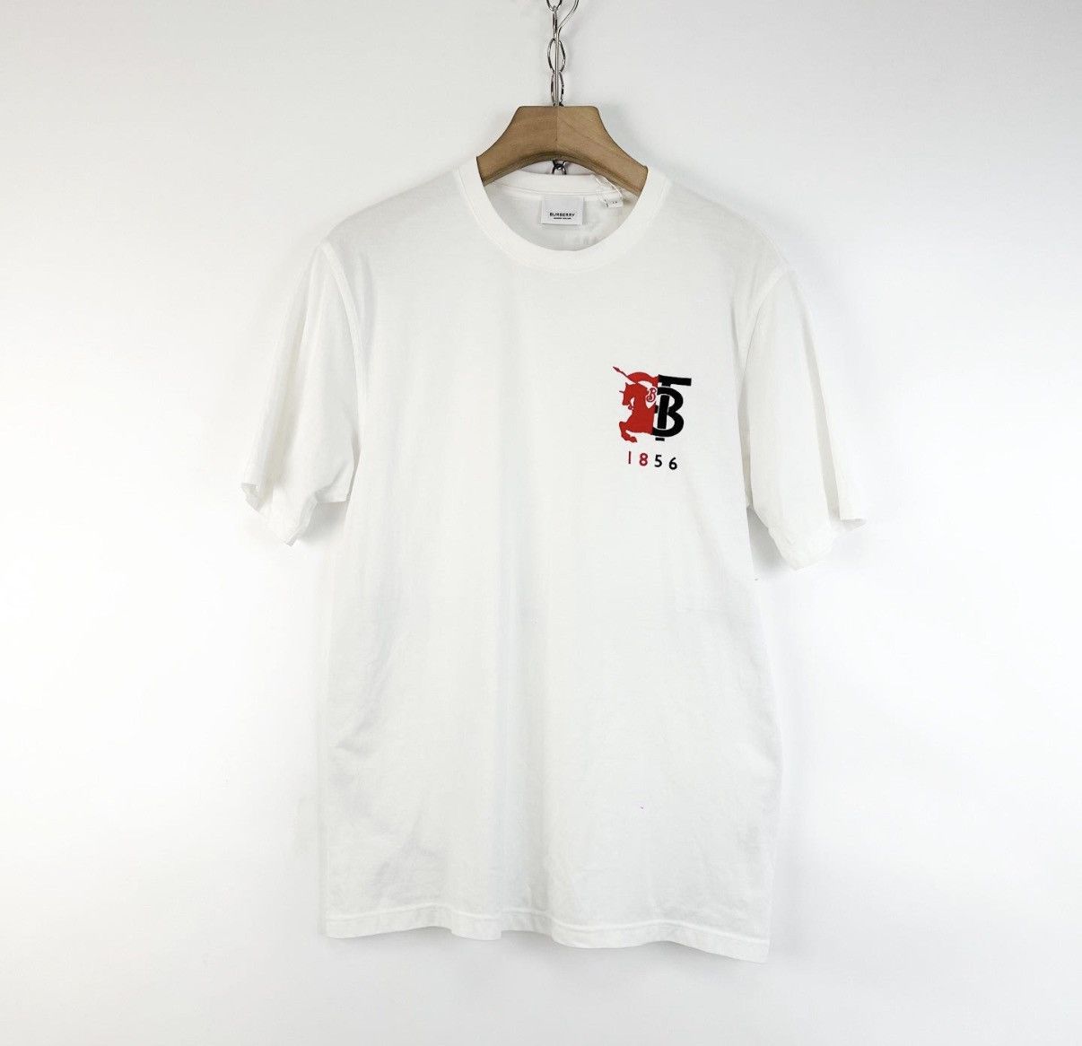 Burberry Burberry / White TB Embroidered Short Sleeve T-Shirt K12 Size US XS / EU 42 / 0 - 1 Thumbnail