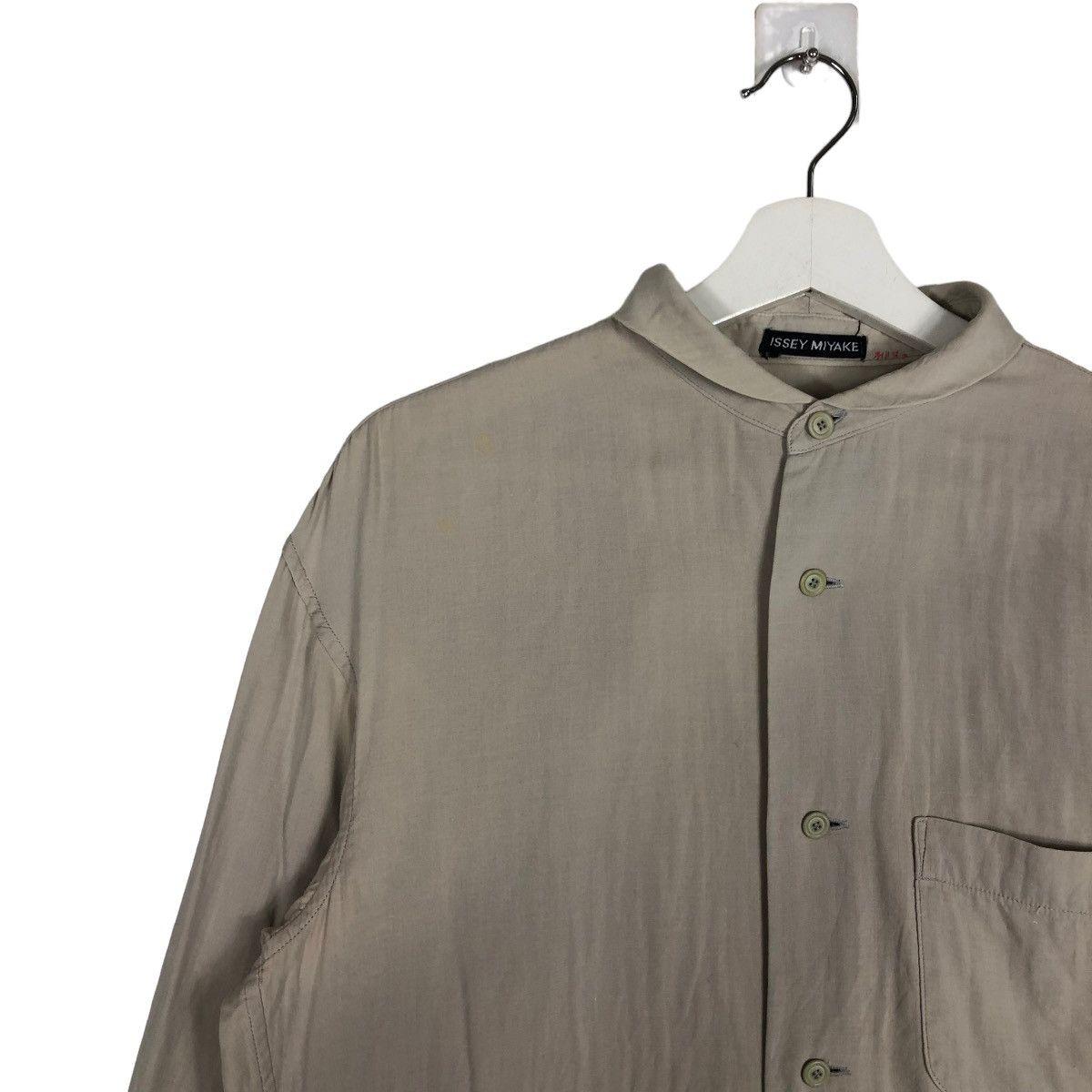 Issey Miyake 🔥 VINTAGE ISSEY MIYAKE RAYON MANDARIN SHIRTS Size US M / EU 48-50 / 2 - 11 Thumbnail