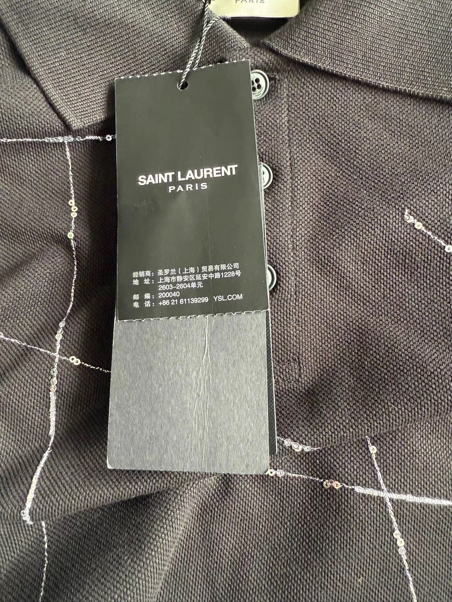 Saint Laurent Paris Saint Laurent Men's Runway Polo Shirt K33 Size US M / EU 48-50 / 2 - 4 Thumbnail
