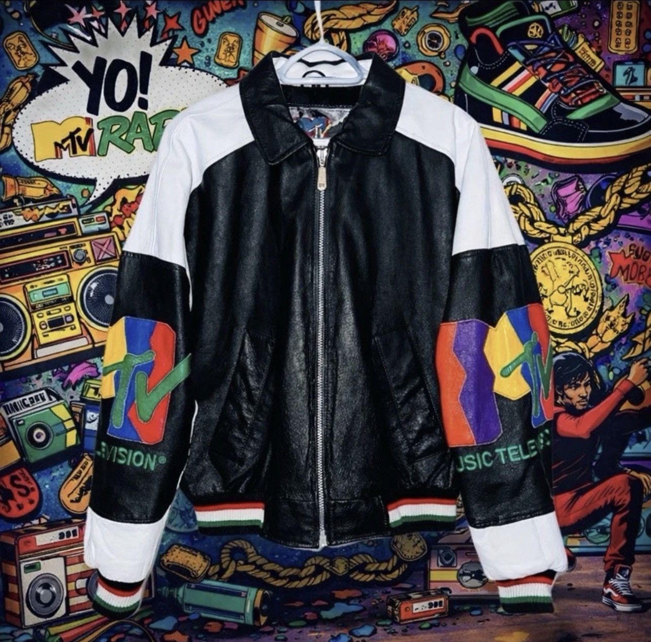 Mtv mtv x simtek formula 1 racing varsity jacket size L | Grailed
