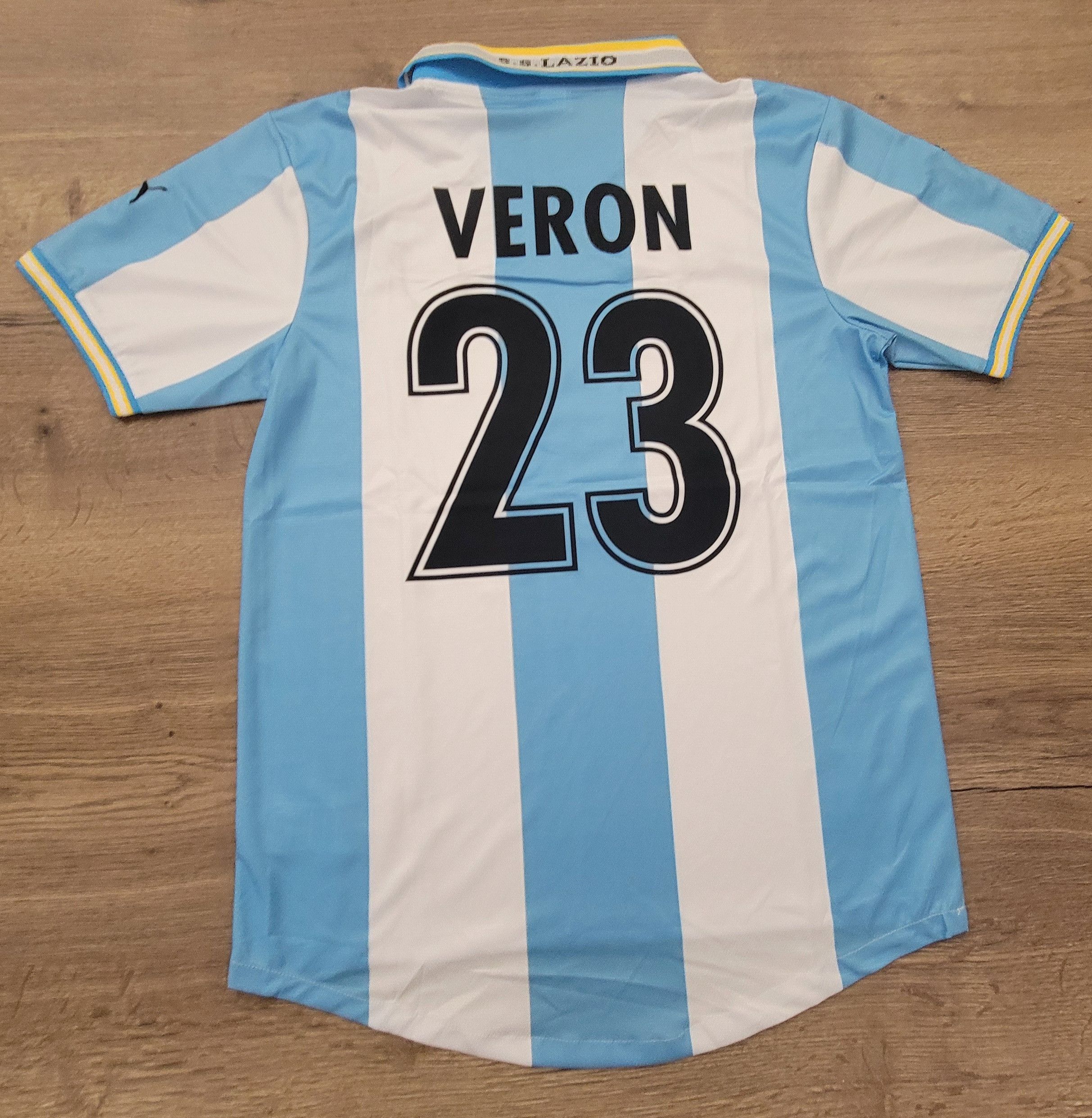 Other Veron 23 Lazio Rome 1999/2000 Vintage Soccer Jersey Trikot Size US L / EU 52-54 / 3 - 1 Thumbnail