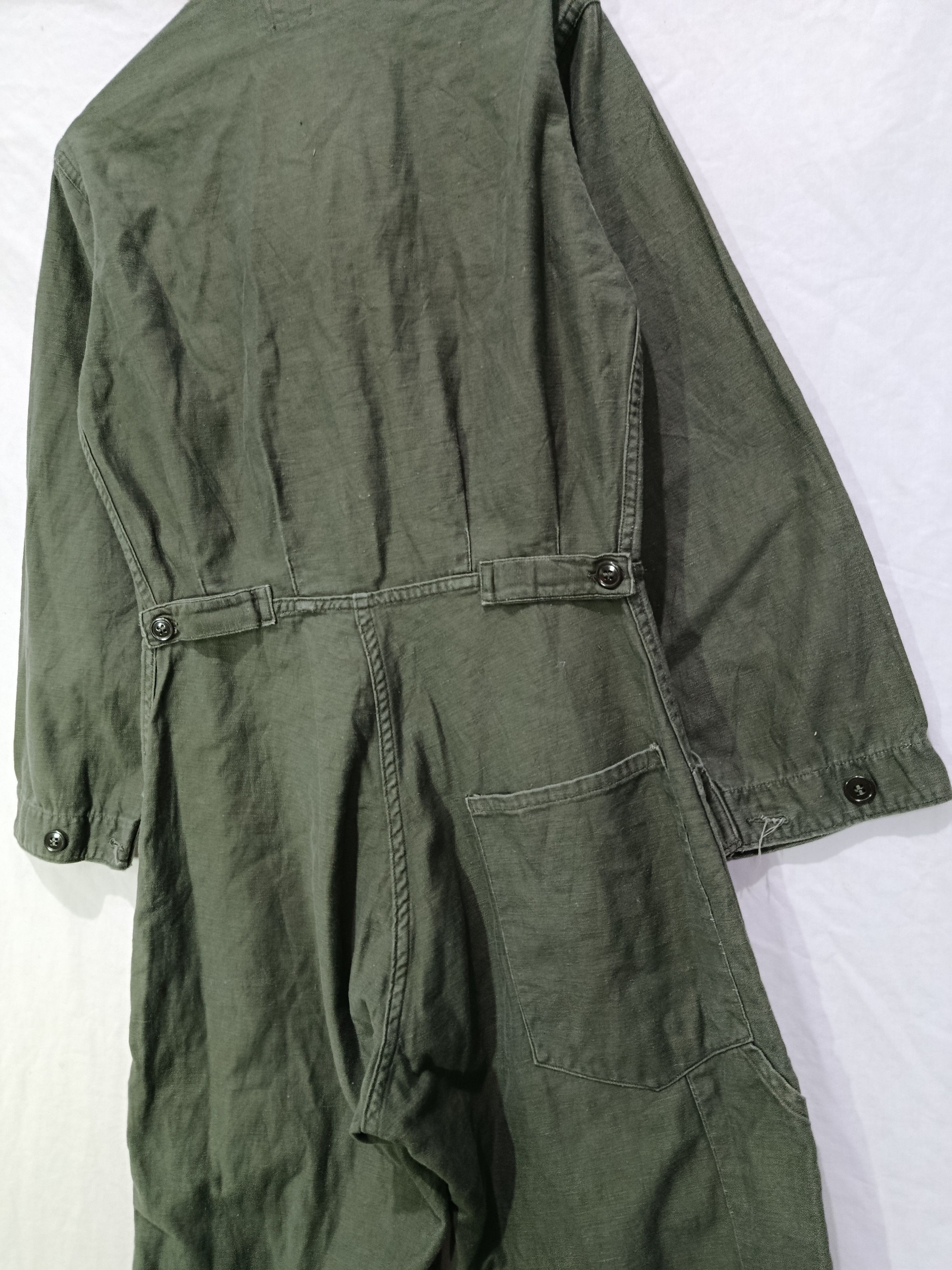 Vintage Vintage 60s US Army OG-107 coverall jumpsuit Size US 30 / EU 46 - 4 Thumbnail