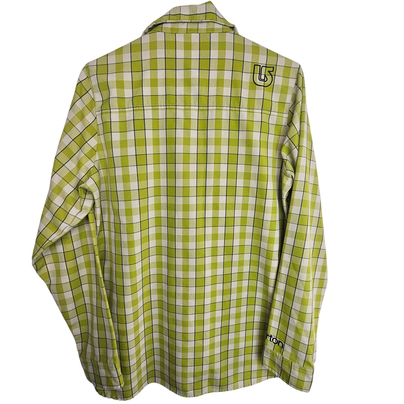 Burton Burton Dryride Mens Cool Flavors Poly Flannel Shirt M Gorp Size US M / EU 48-50 / 2 - 10 Thumbnail