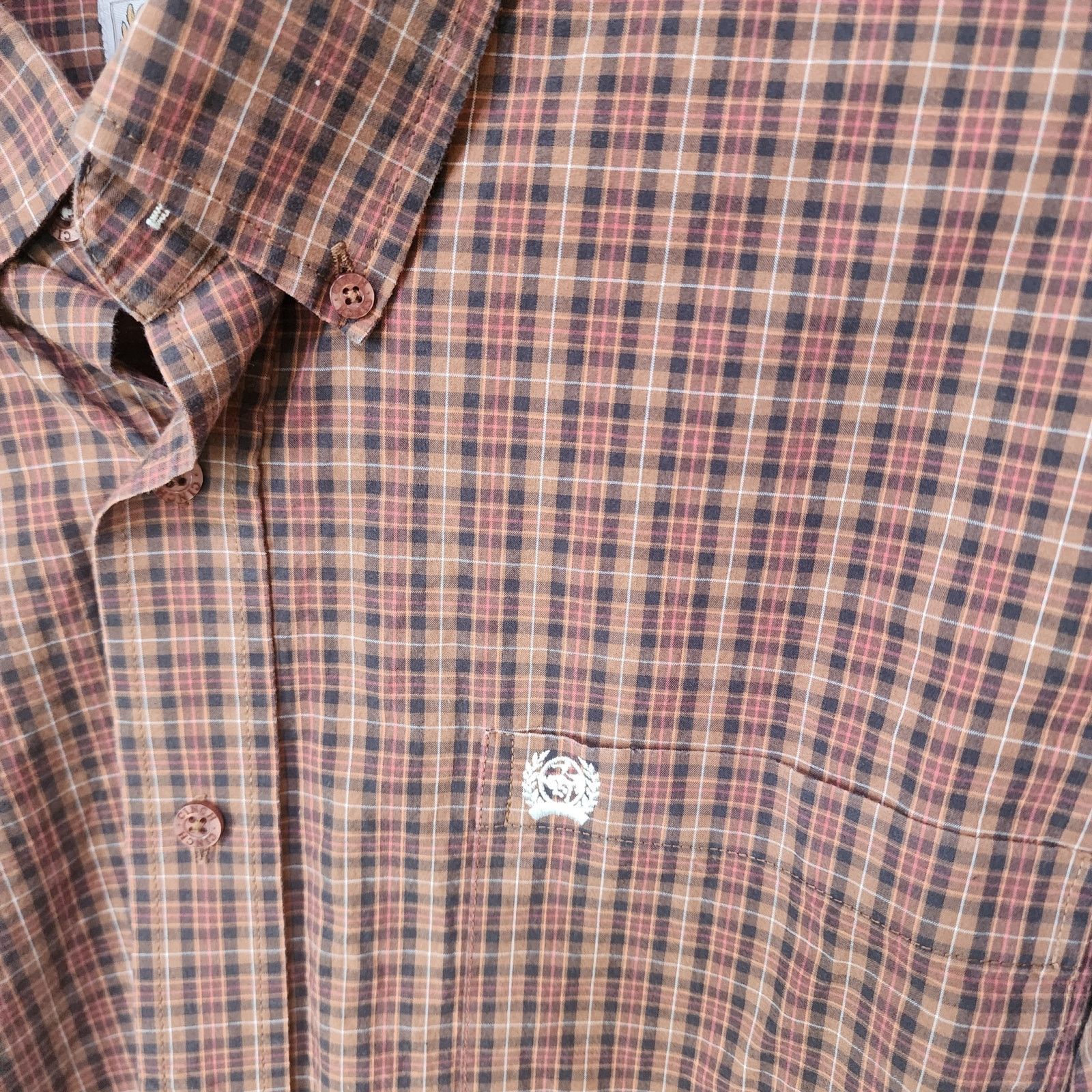 CINCH Cinch Brown Plaid Shirt Men's Large Rodeo Size US L / EU 52-54 / 3 - 4 Thumbnail