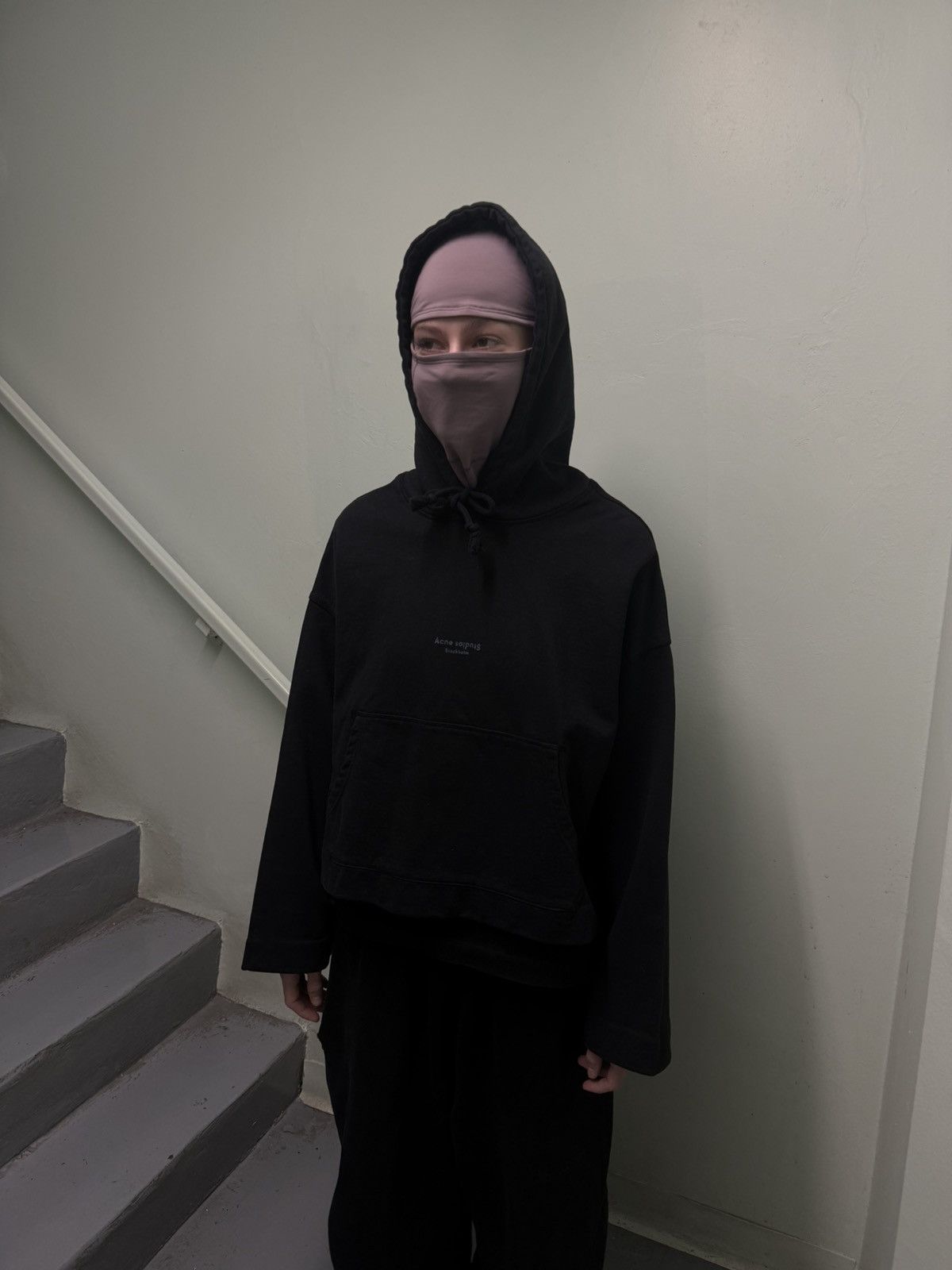 Acne Studios Acne Studios Stockholm ‘Black’ Cropped Hoodie Size XXS / US 00 / IT 34 - 2 Thumbnail