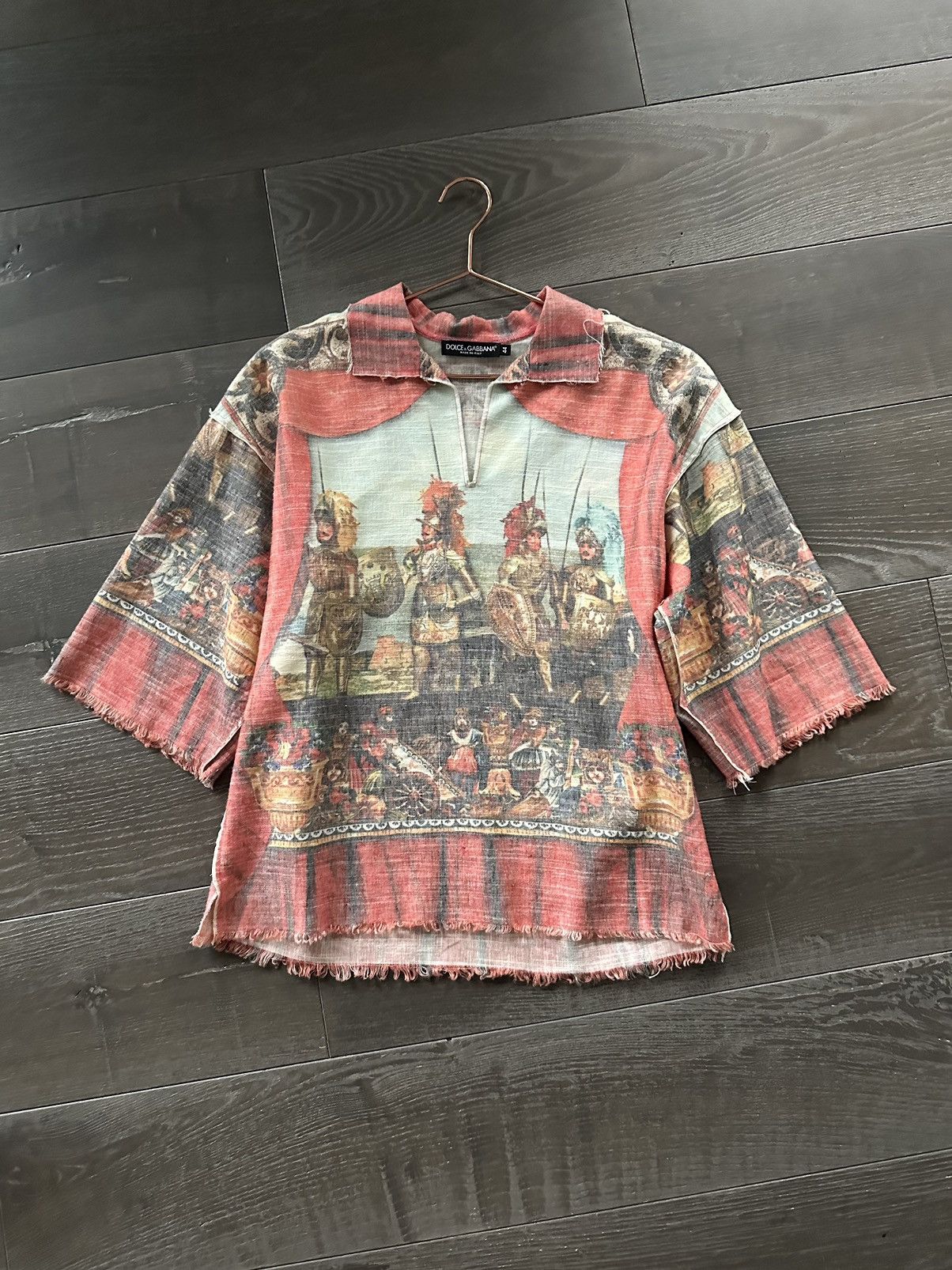 Dolce & Gabbana Dolce & Gabbana Renaissance Painted Tunic Size US S / EU 44-46 / 1 - 1 Thumbnail
