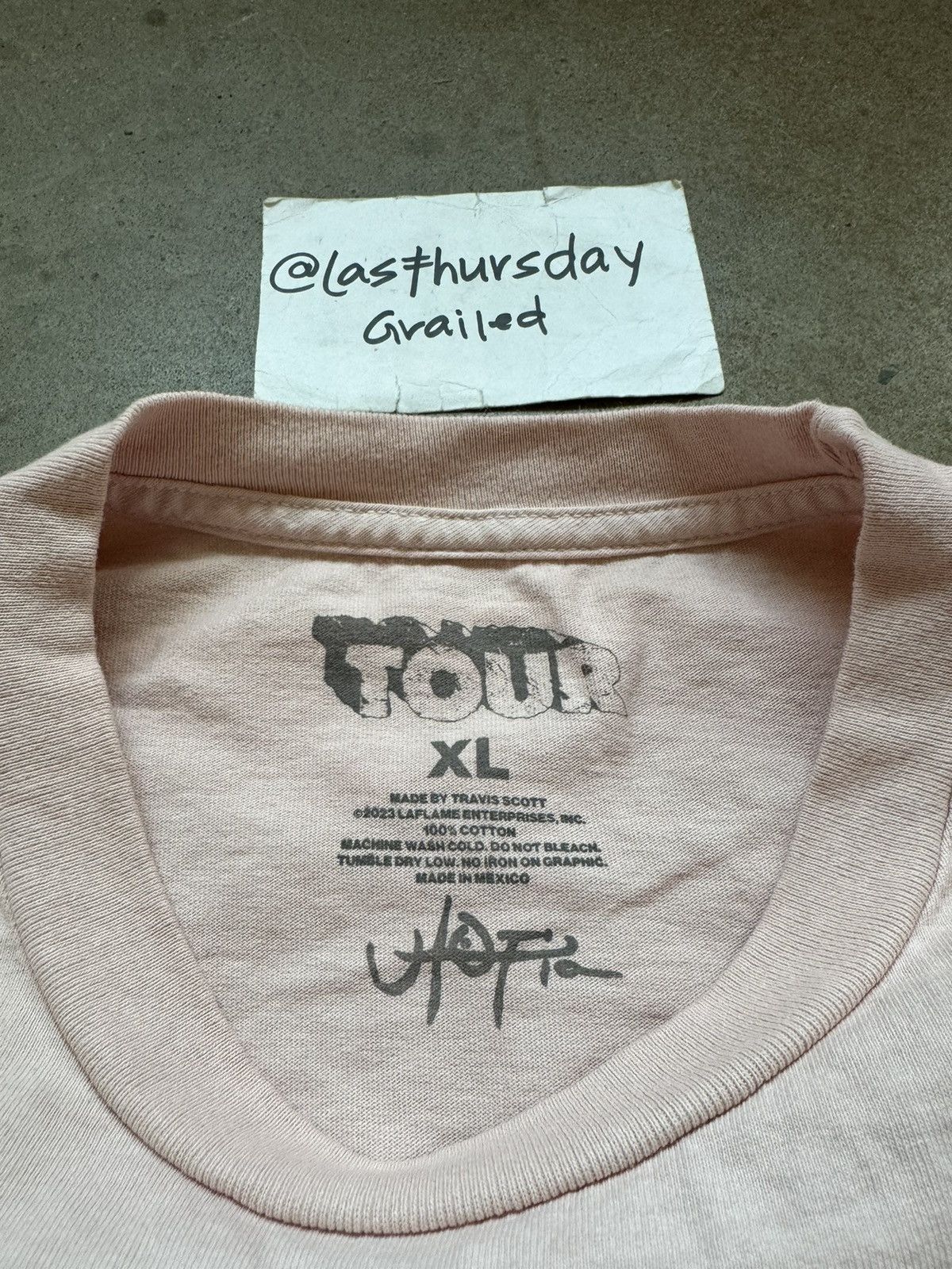 Travis Scott Travis Scott Utopia Circus Maximus 2023 Pink Star Tee XL Size US XL / EU 56 / 4 - 8 Thumbnail