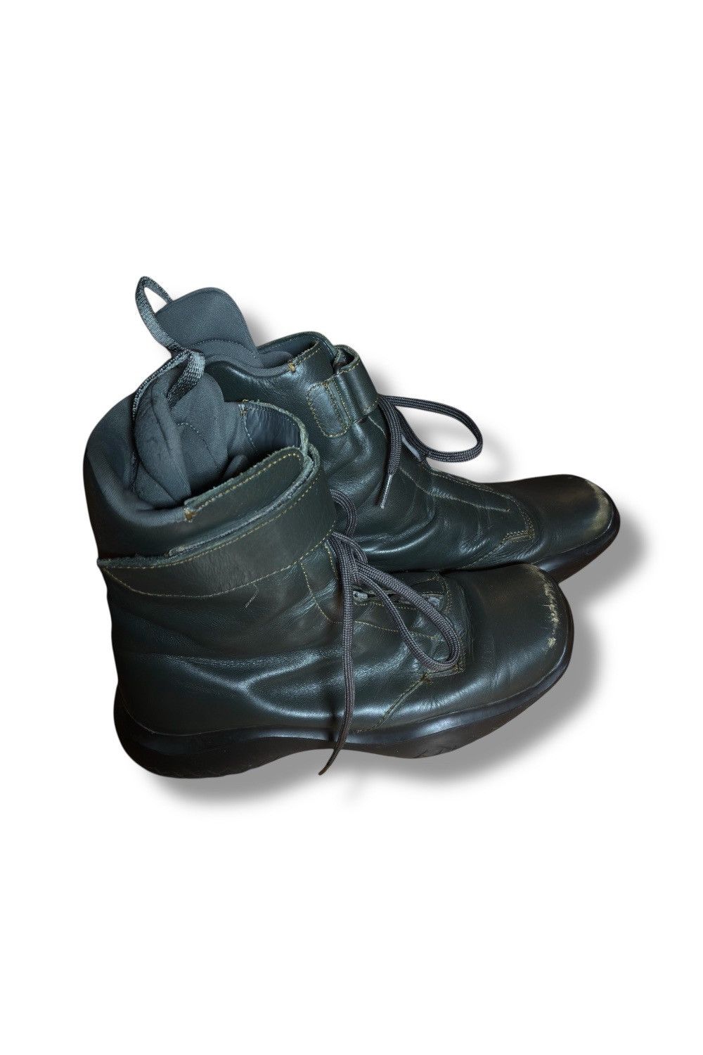 Prada Prada F/W 1999 square toe lace boots Size US 9.5 / EU 42-43 - 3 Thumbnail