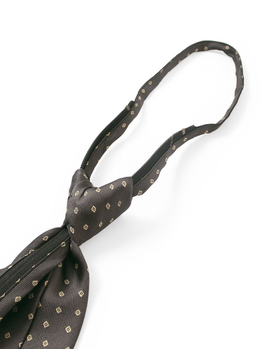 Kapital Kapital Silk Twill Mary Maria zip Tie necktie black new Size ONE SIZE - 6 Thumbnail