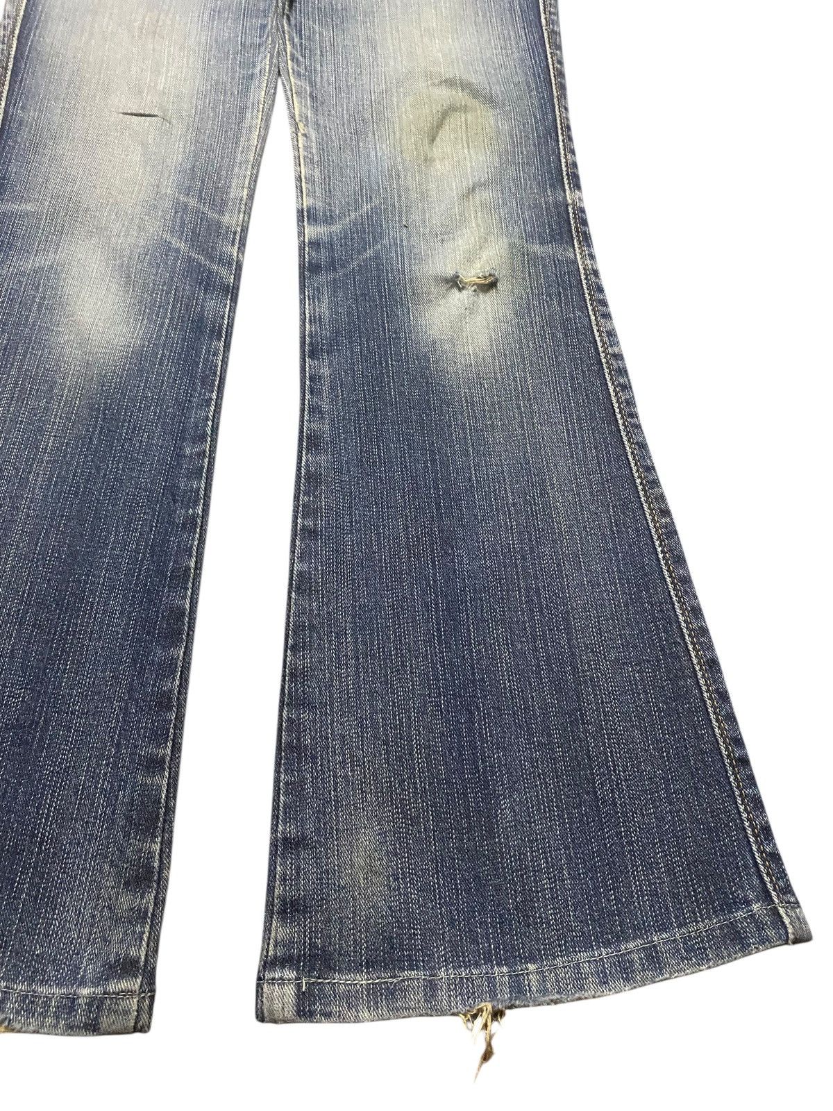 Edwin Vintage Edwin Vienus Jeans Flare Denim Size 27" / US 4 / IT 40 - 8 Thumbnail
