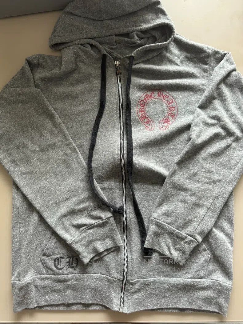 Chrome Hearts CHROME HEARTS Size L Grey red horseshoe phantom cross silve Size US L / EU 52-54 / 3 - 1 Thumbnail