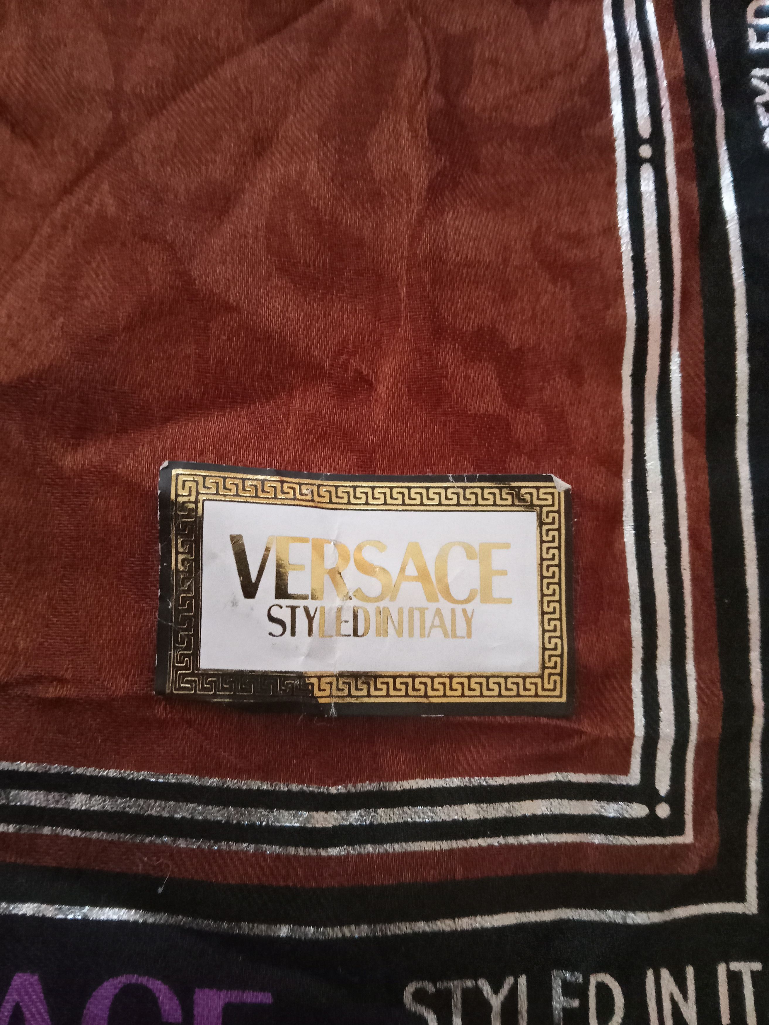 Versace Versace Handkerchief 52cm x 50.5cm. Size ONE SIZE - 3 Thumbnail