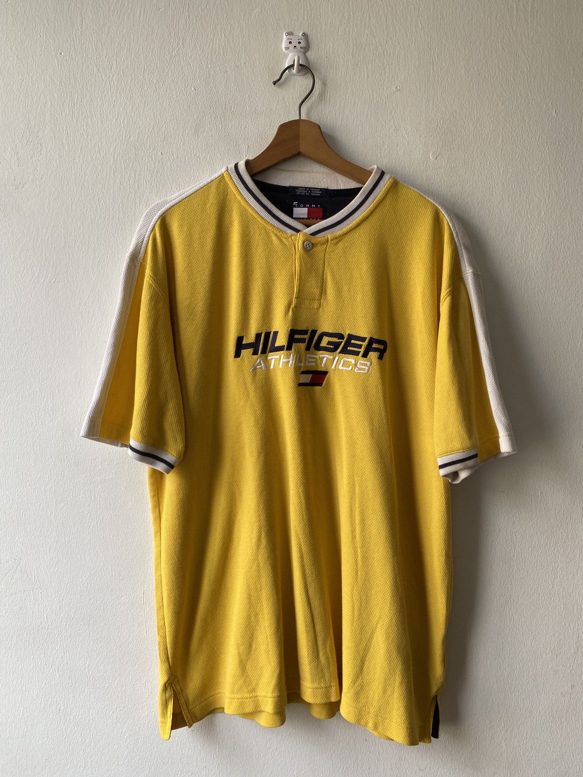 Tommy Hilfiger × Vintage 1990s - Tommy Hilfiger Centre Logo Shirt Size US L / EU 52-54 / 3 - 3 Thumbnail