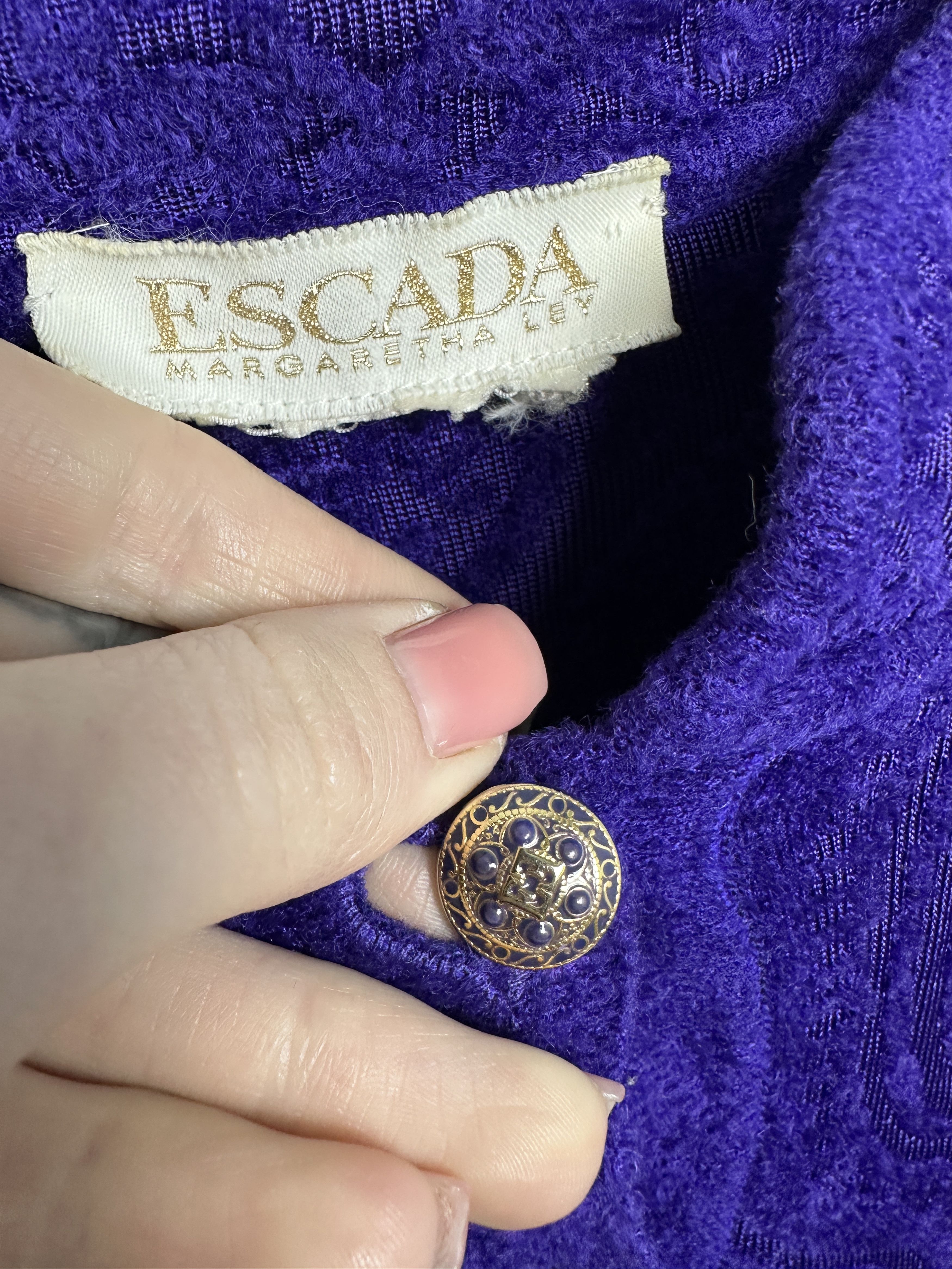 Escada Escada 90s Vintage Womens Cardigan Sweater Size XS / US 0-2 / IT 36-38 - 4 Thumbnail