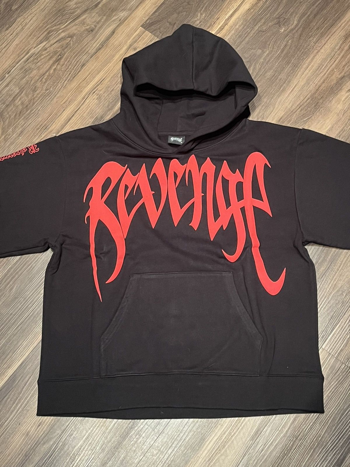 Revenge Revenge x XXXTENTACION Kill Hoodie Red black Grailed