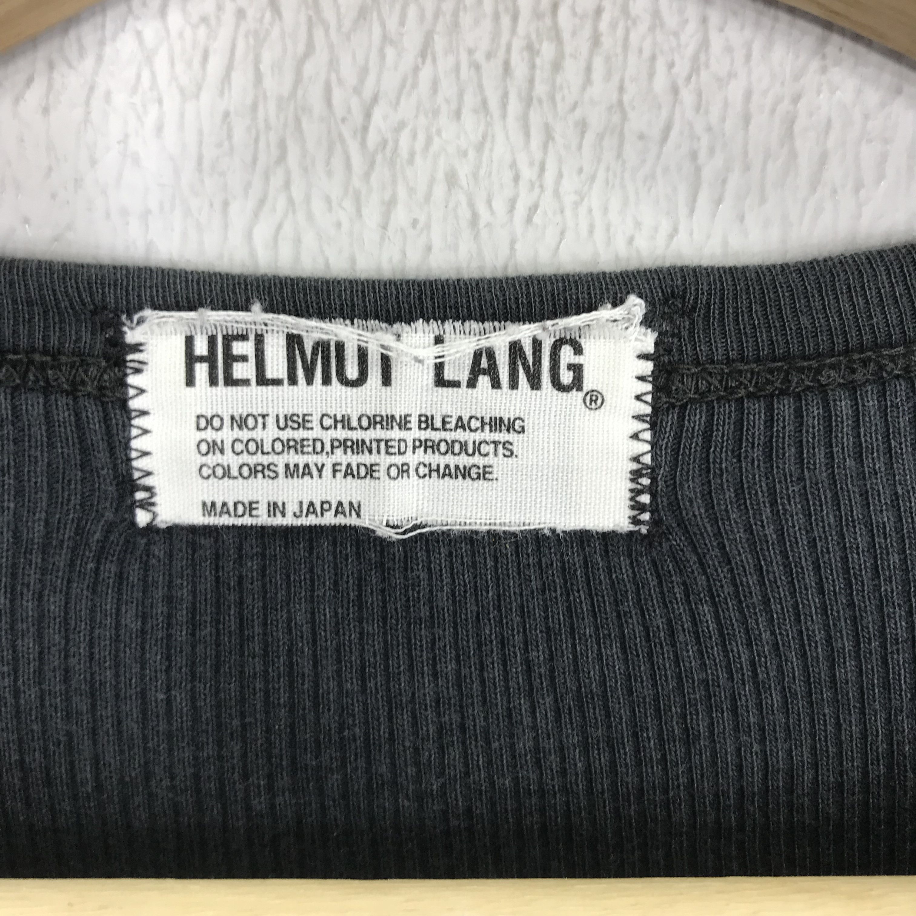 Helmut Lang Vintage Helmut Lang Stretchable Plain Long Sleeve T shirt Size US S / EU 44-46 / 1 - 8 Thumbnail